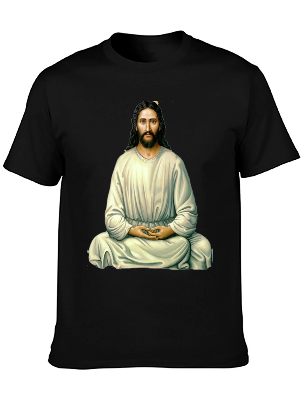 Zen Jesus Graphic T-Shirt - Meditating Messiah Tee