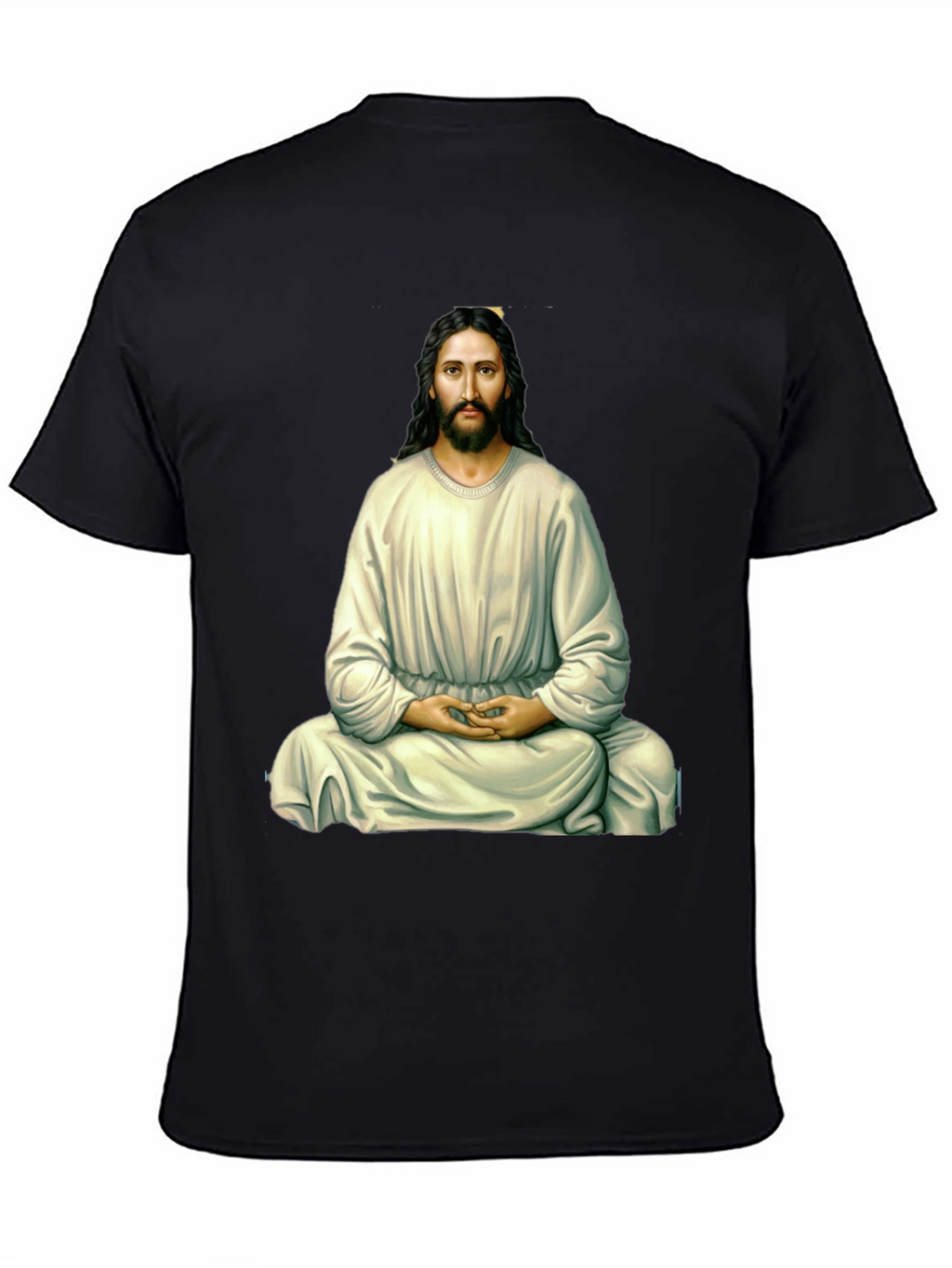 Zen Jesus Graphic T-Shirt - Meditating Messiah Tee