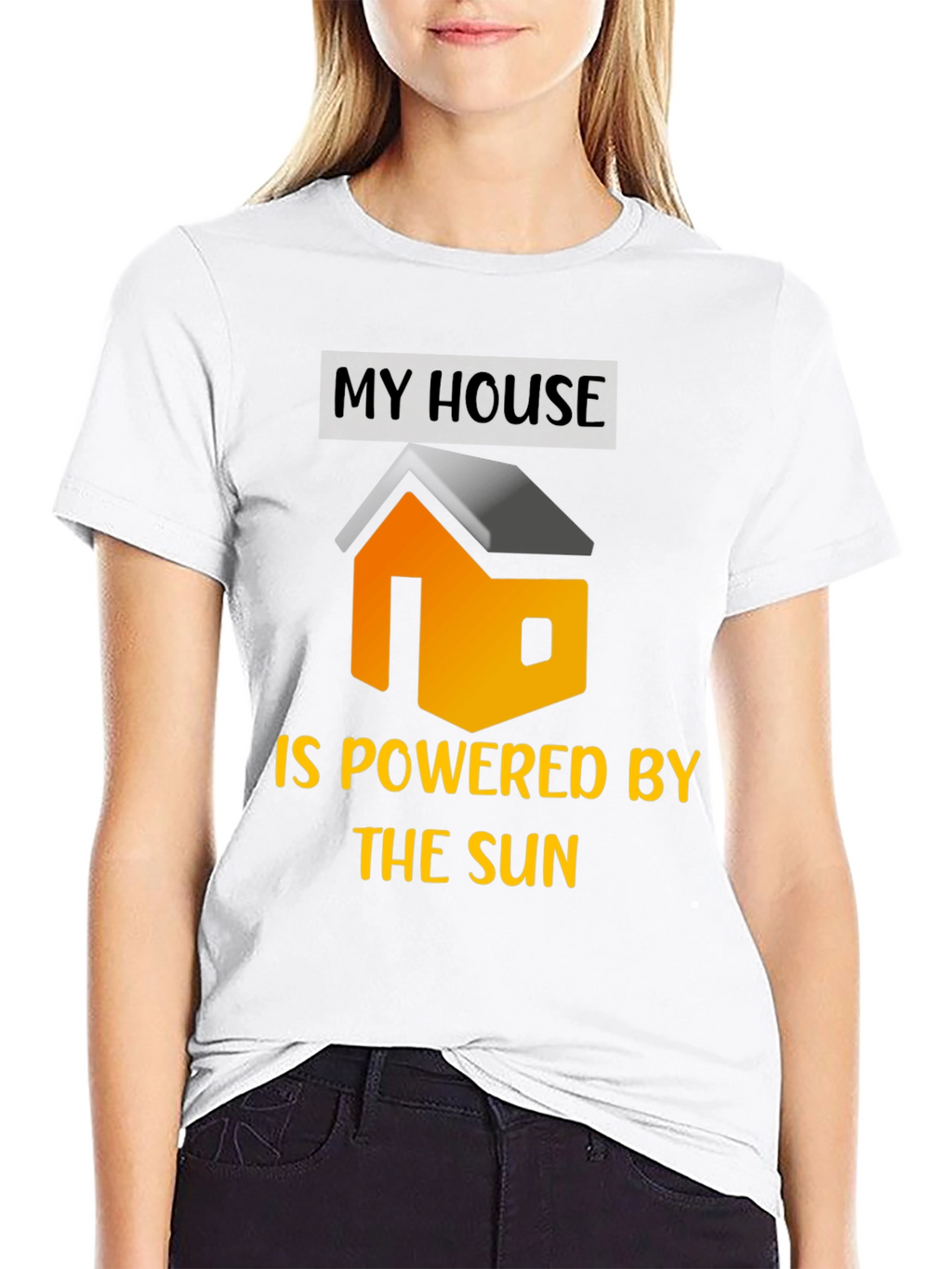 Eco-Friendly Solar Powered House T-Shirt