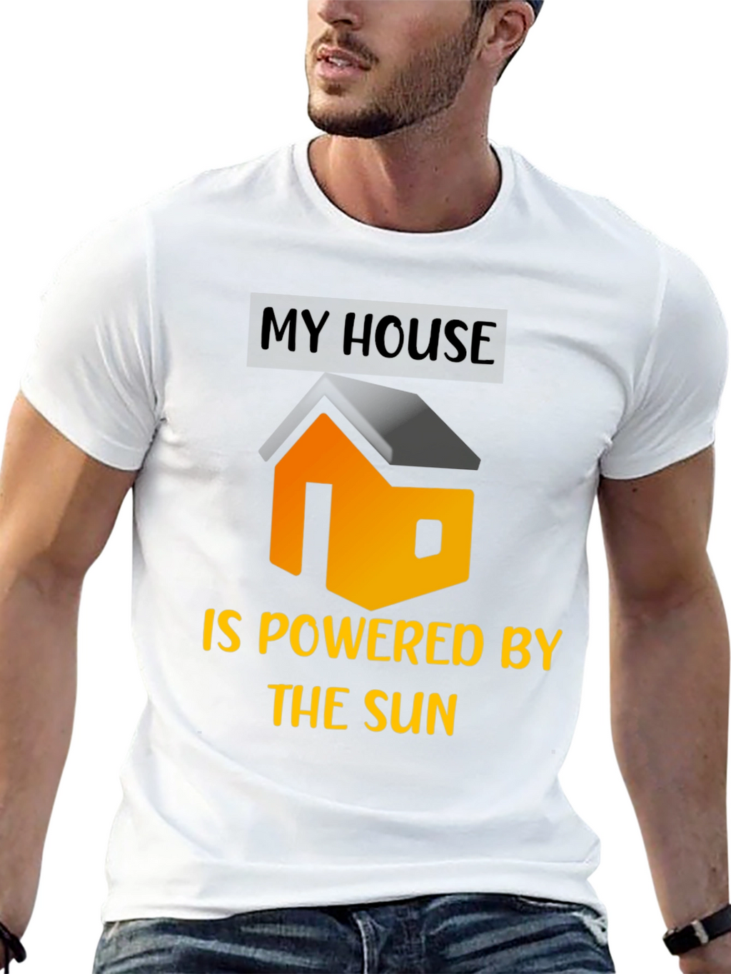 Eco-Friendly Solar Powered House T-Shirt