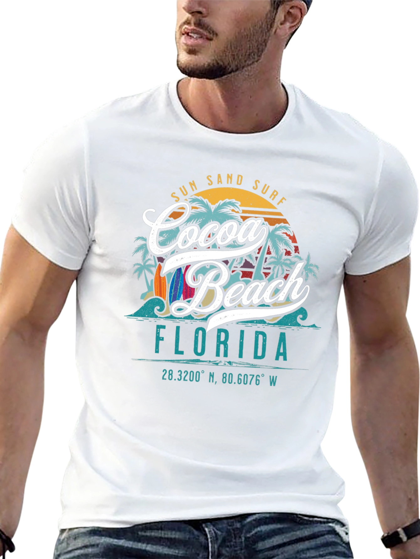 Cocoa Beach Florida Graphic T-Shirt