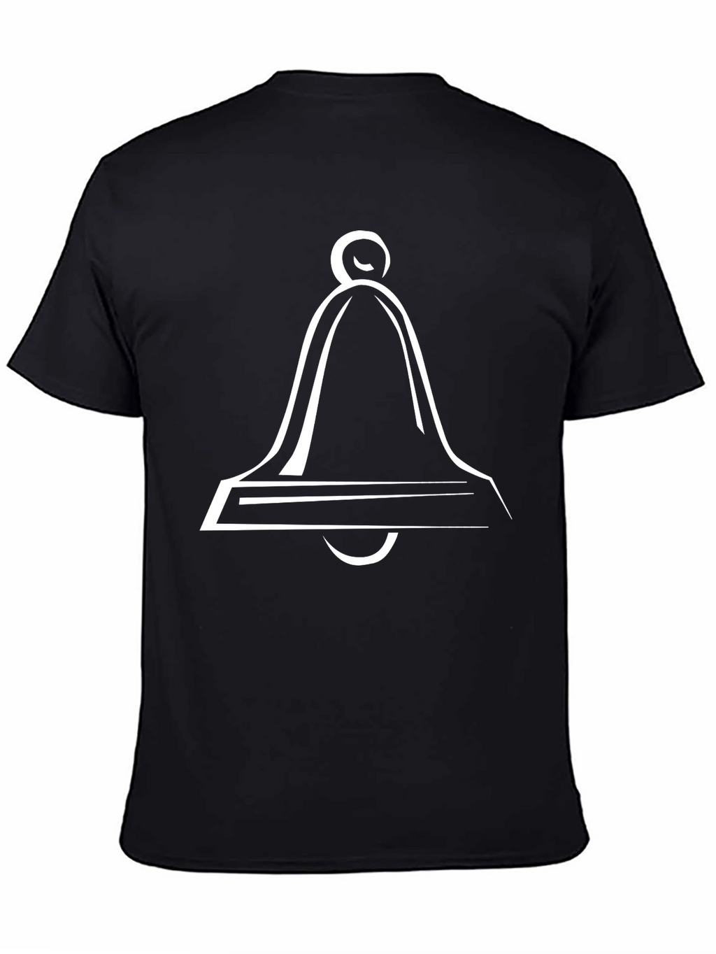 Classic Bell Graphic Black T-Shirt