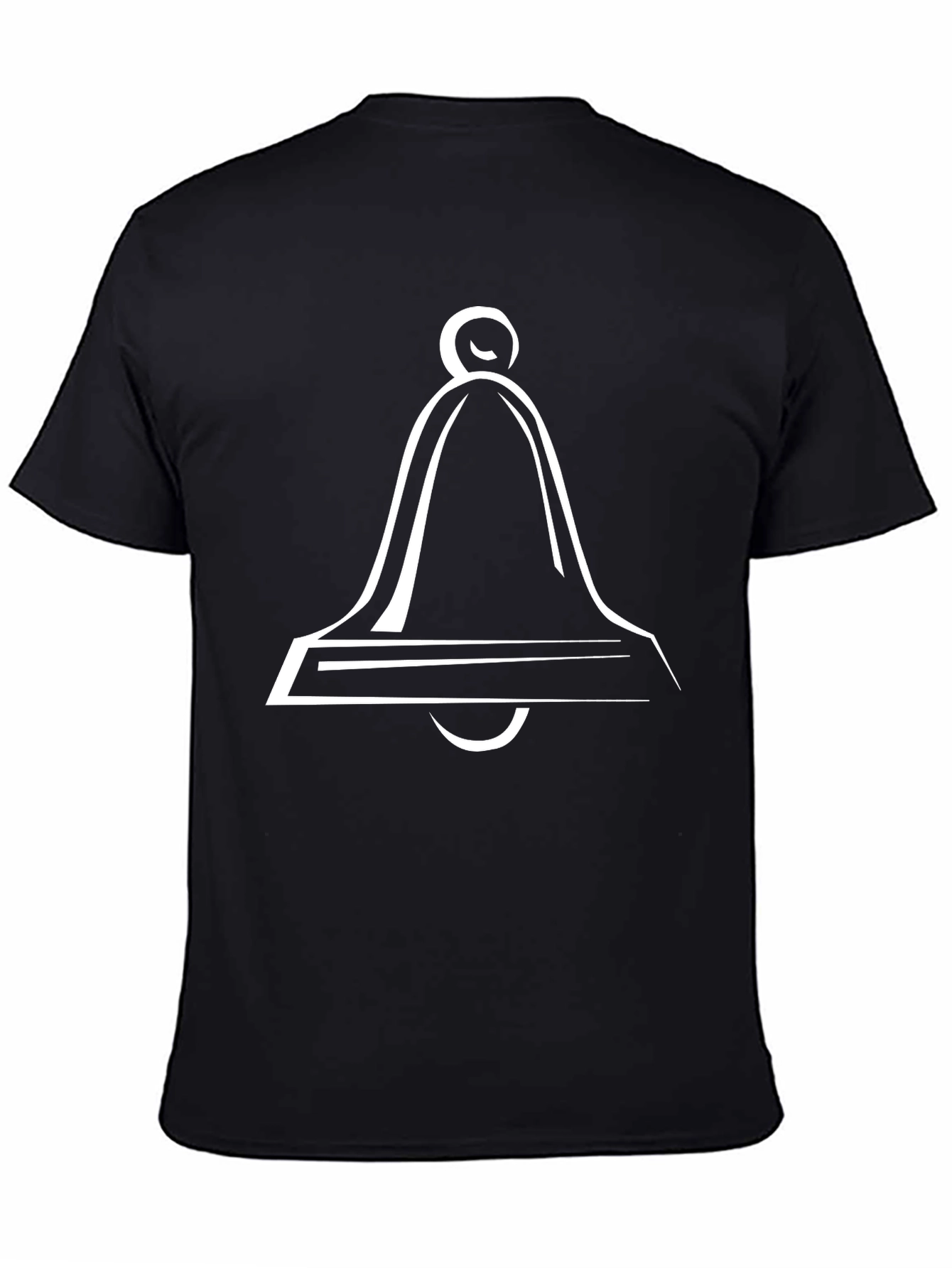 Classic Bell Graphic Black T-Shirt