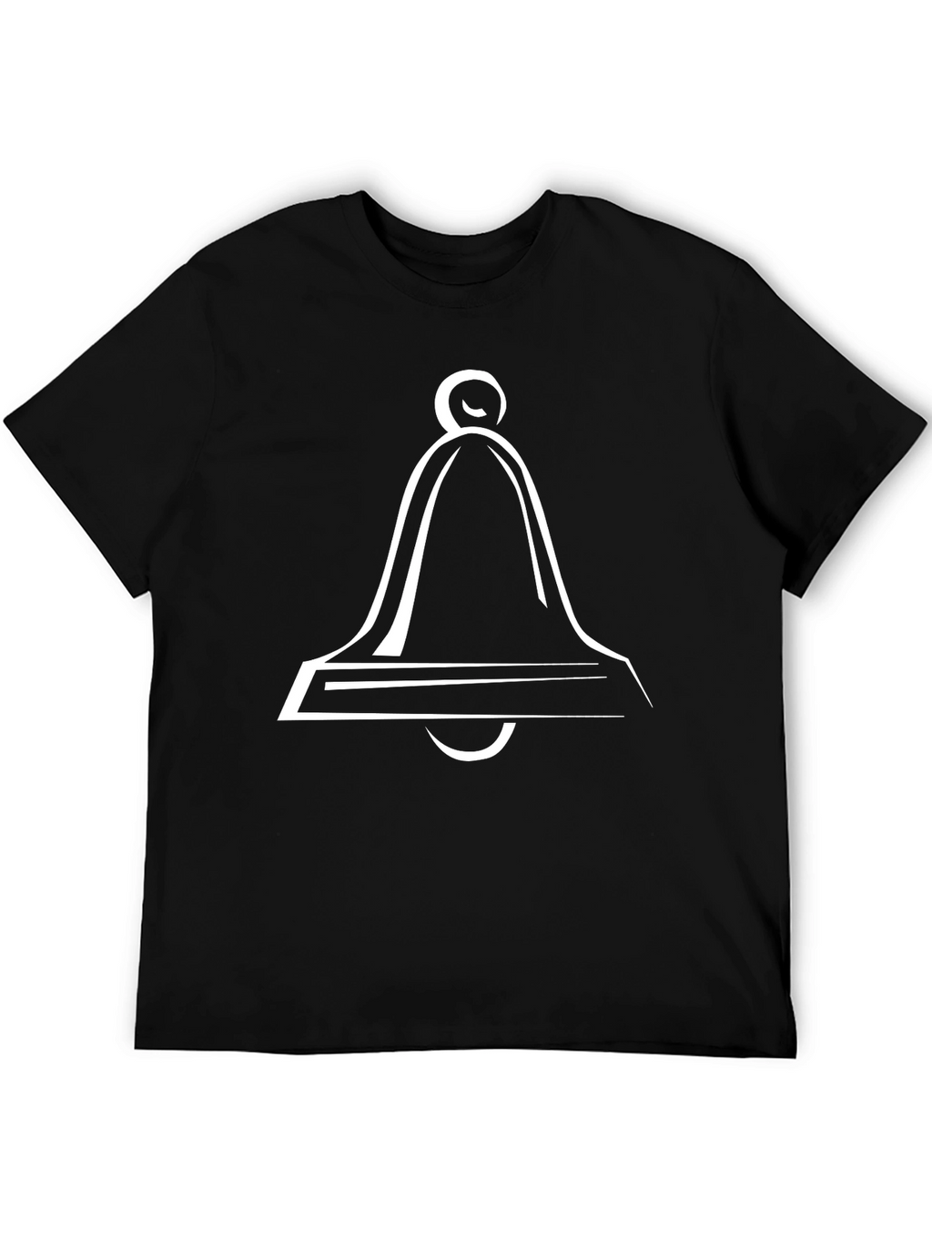 Classic Bell Graphic Black T-Shirt