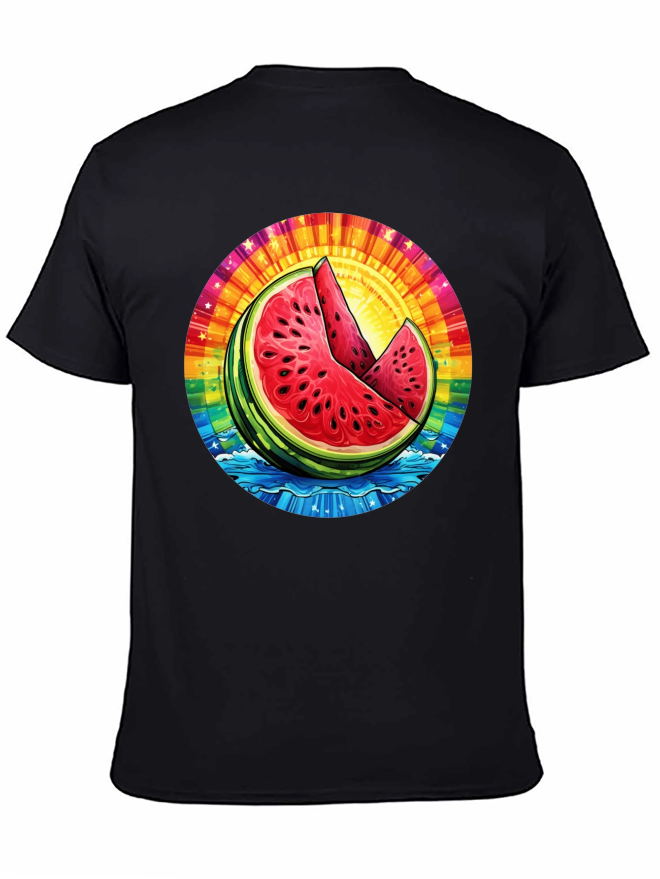 Vibrant Watermelon Slice Graphic Tee - Summer Ready!