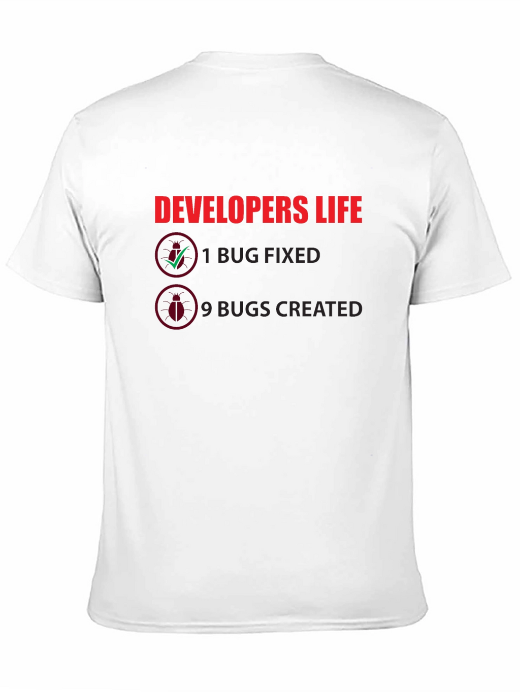 Developers Life Black Cotton T-Shirt
