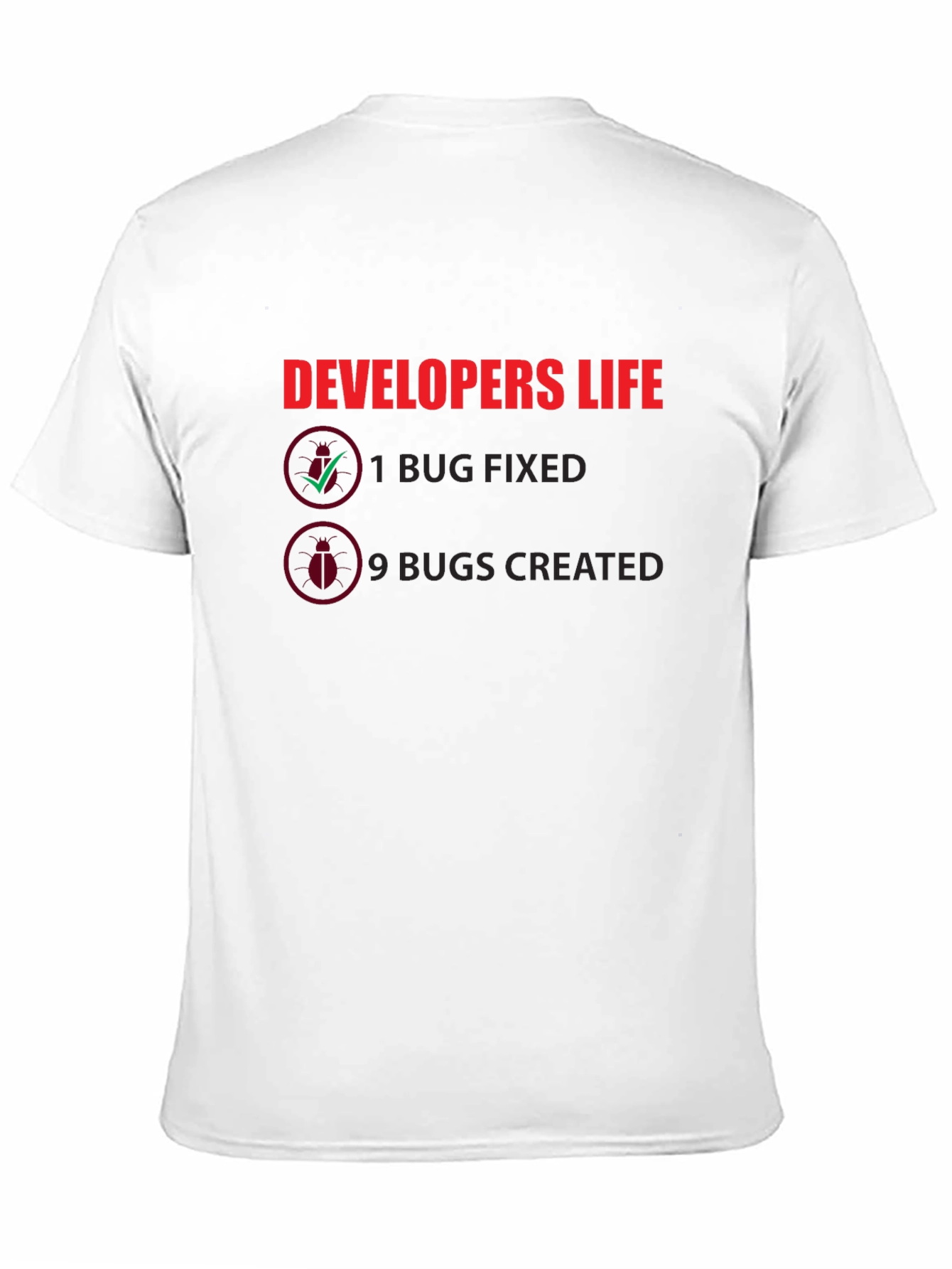 Developers Life Black Cotton T-Shirt