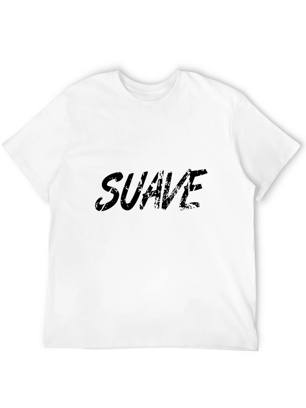 Suave Graphic Print Black T-Shirt