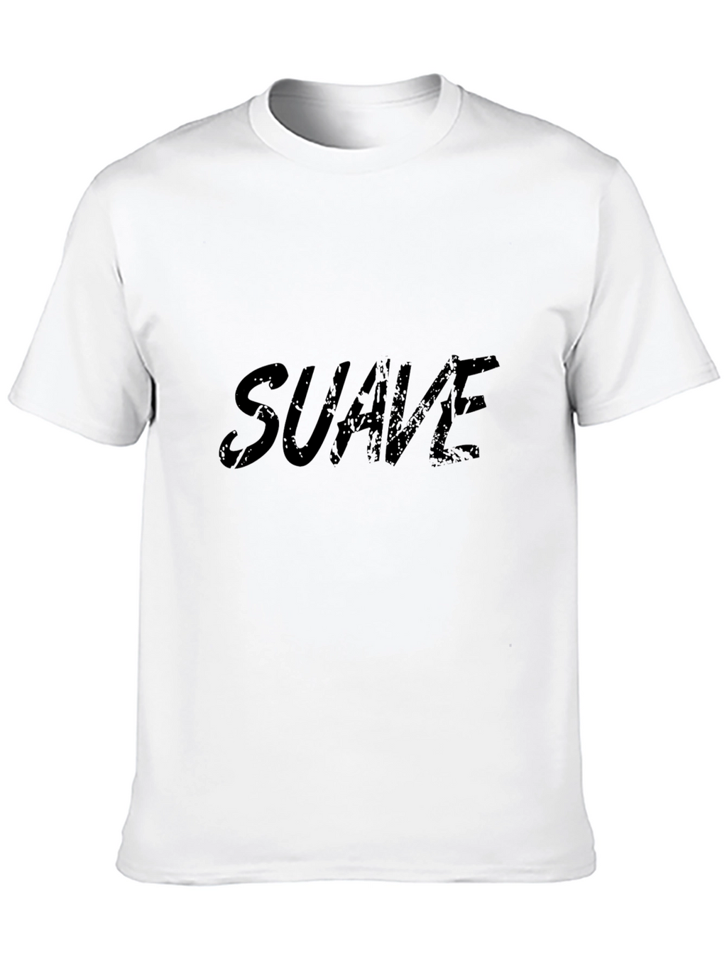 Suave Graphic Print Black T-Shirt