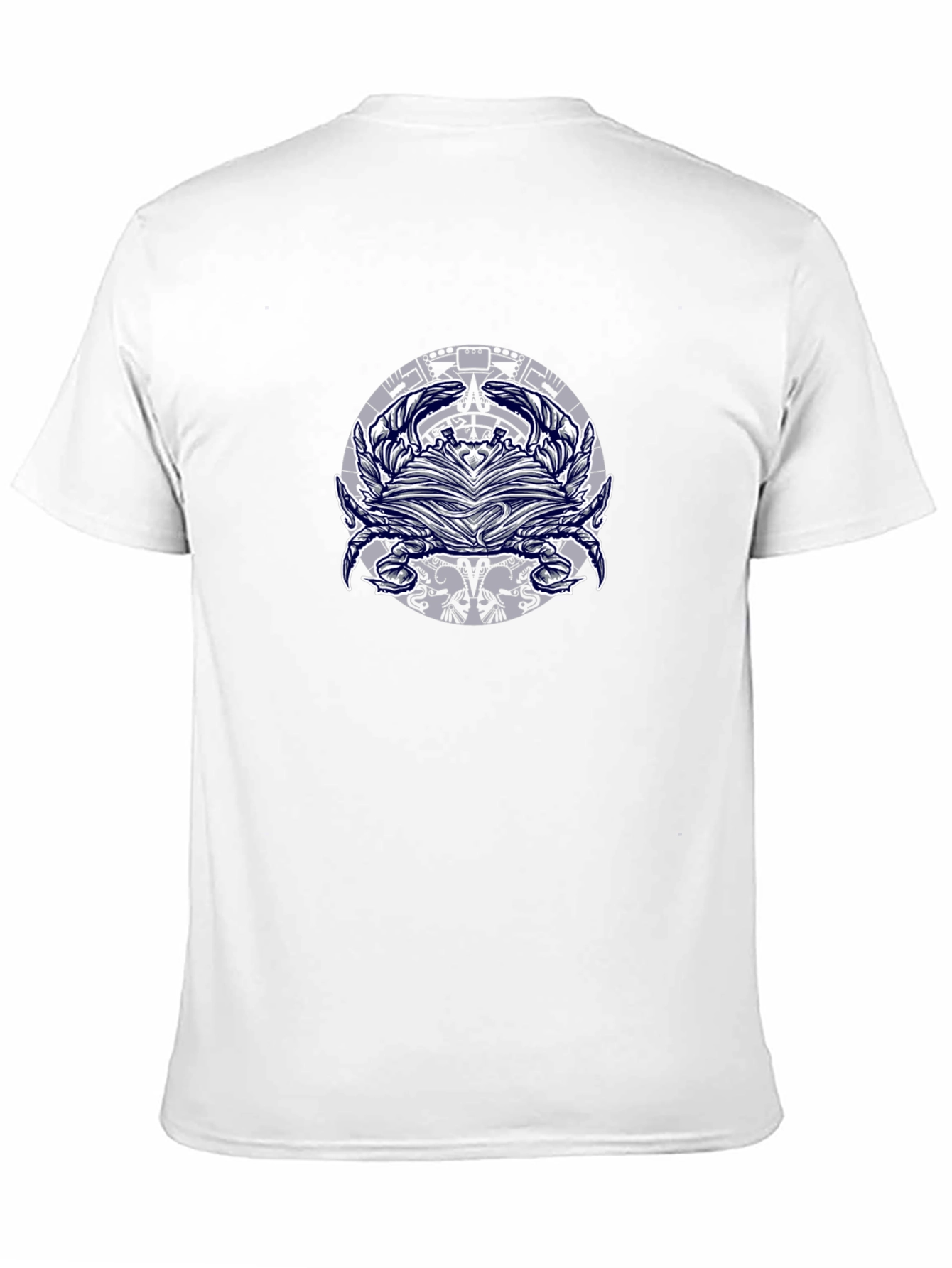 Graphic Print Mens Black T-Shirt