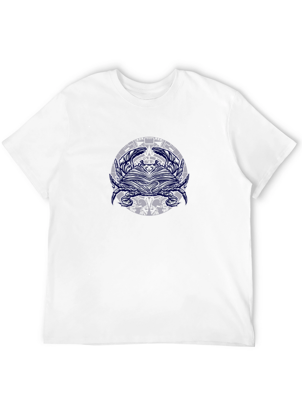 Graphic Print Mens Black T-Shirt