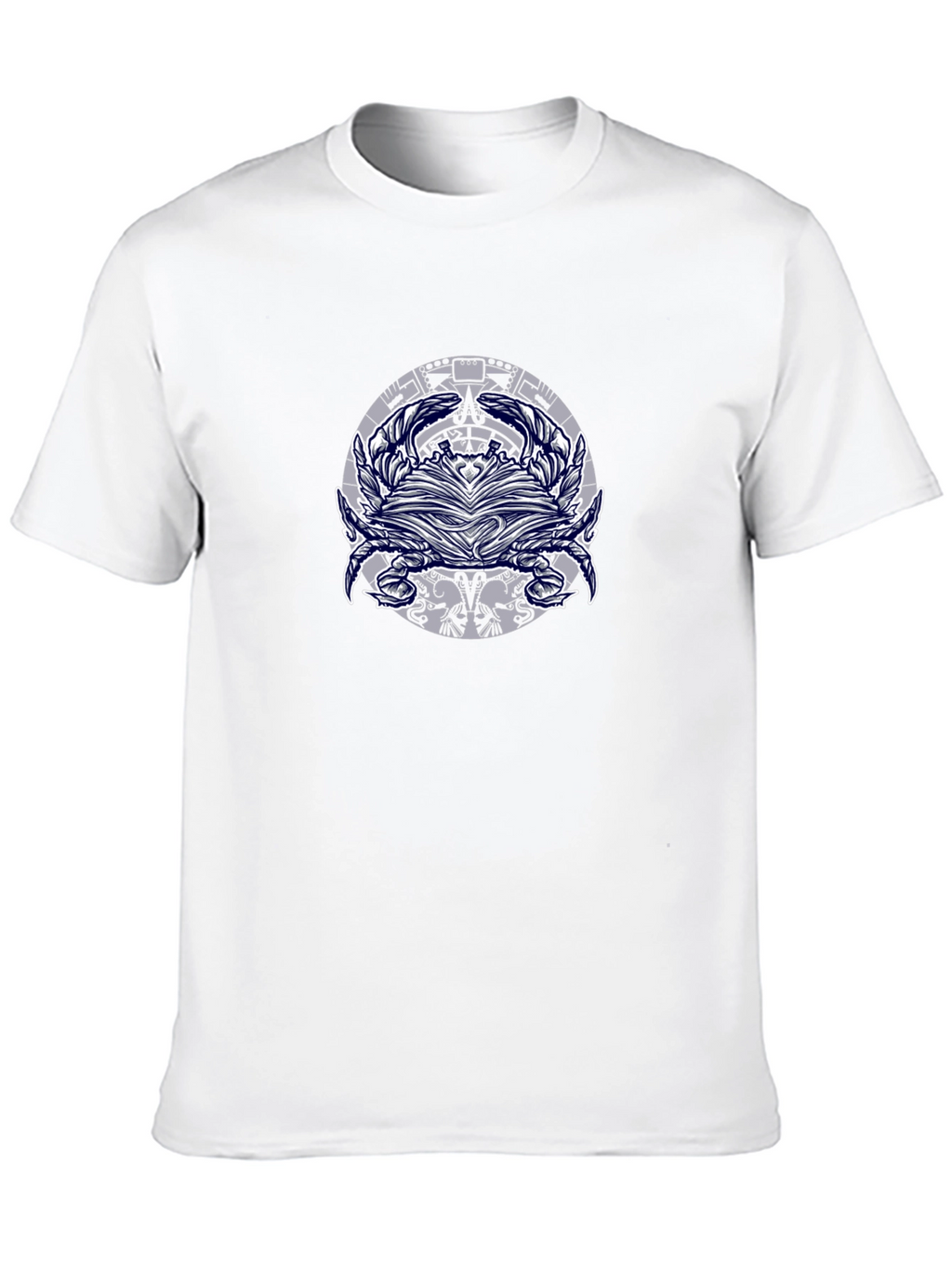 Graphic Print Mens Black T-Shirt