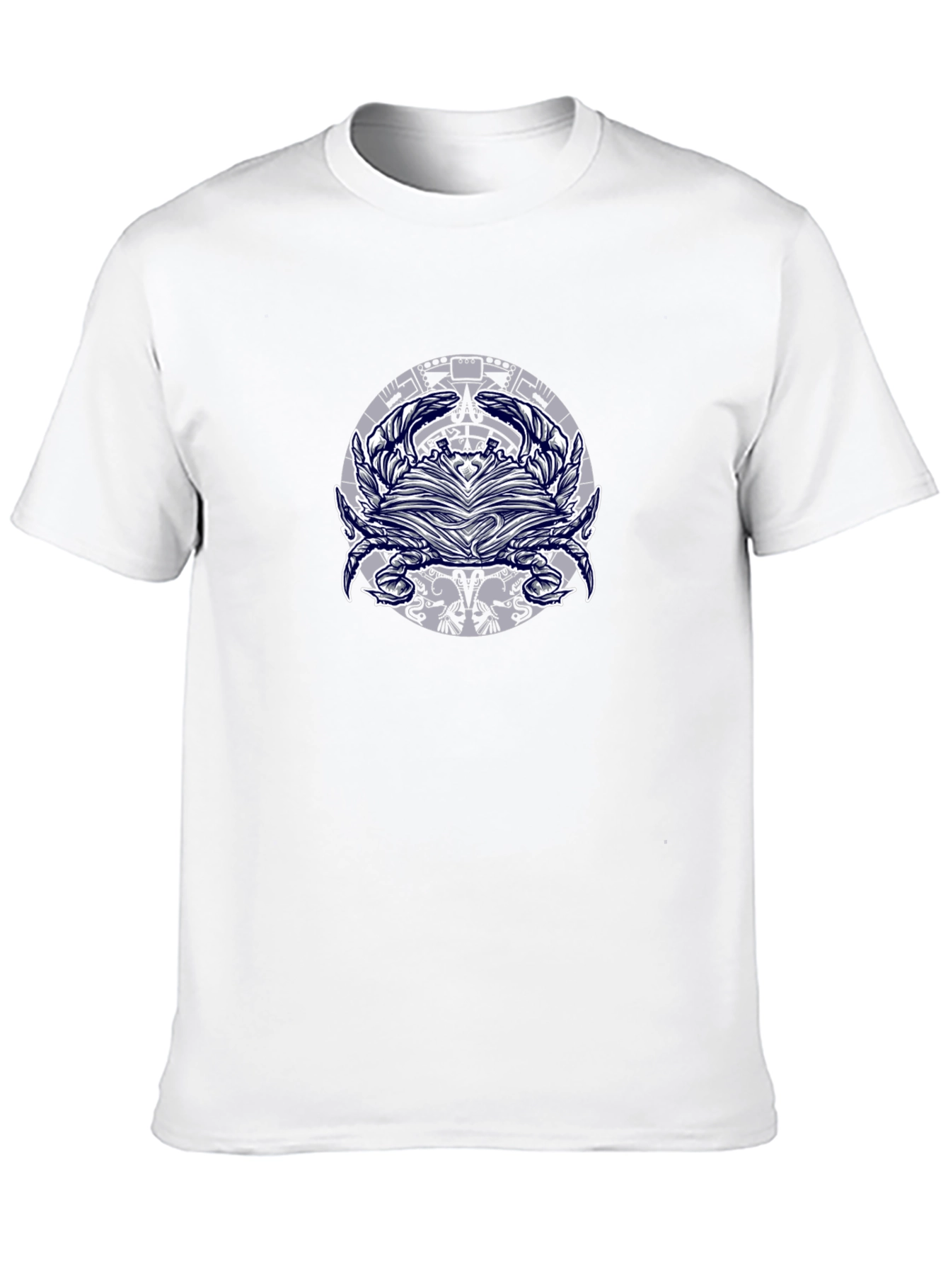 Graphic Print Mens Black T-Shirt