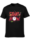 Start Now Graphic Tee - Motivational Design