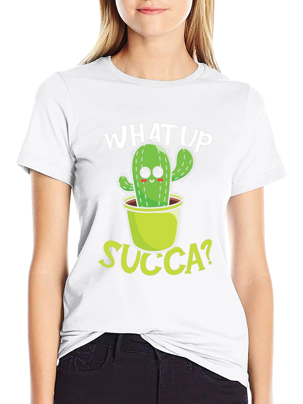 What Up Succa? Cactus Graphic Tee