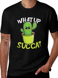 What Up Succa? Cactus Graphic Tee
