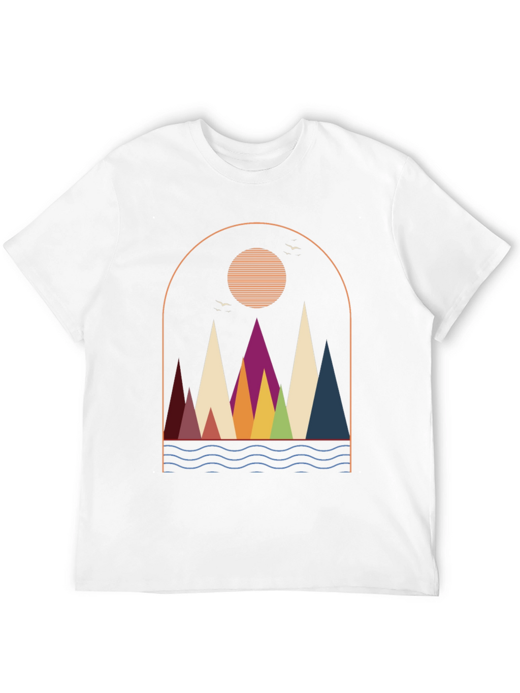 Retro Mountain Graphic T-Shirt