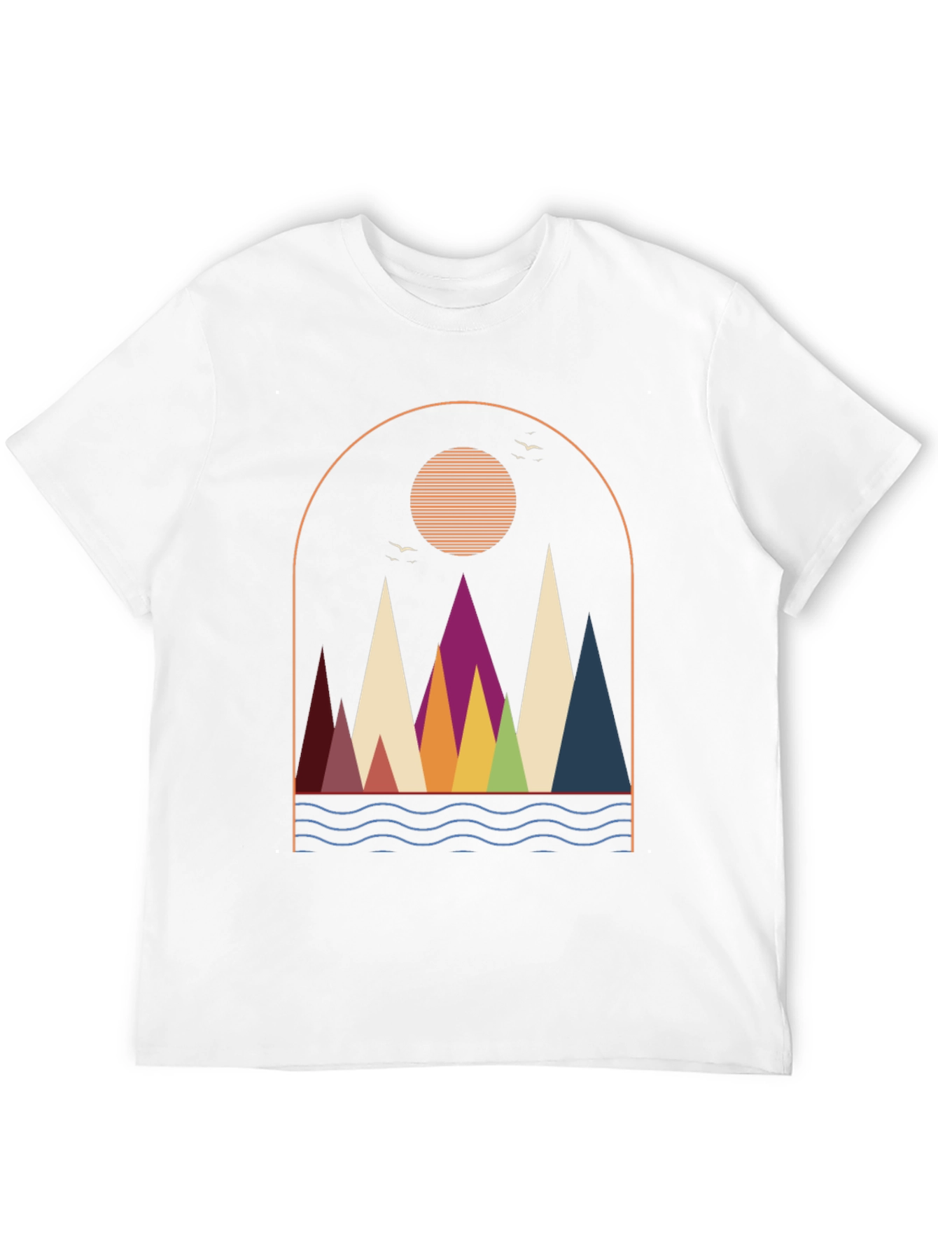 Retro Mountain Graphic T-Shirt