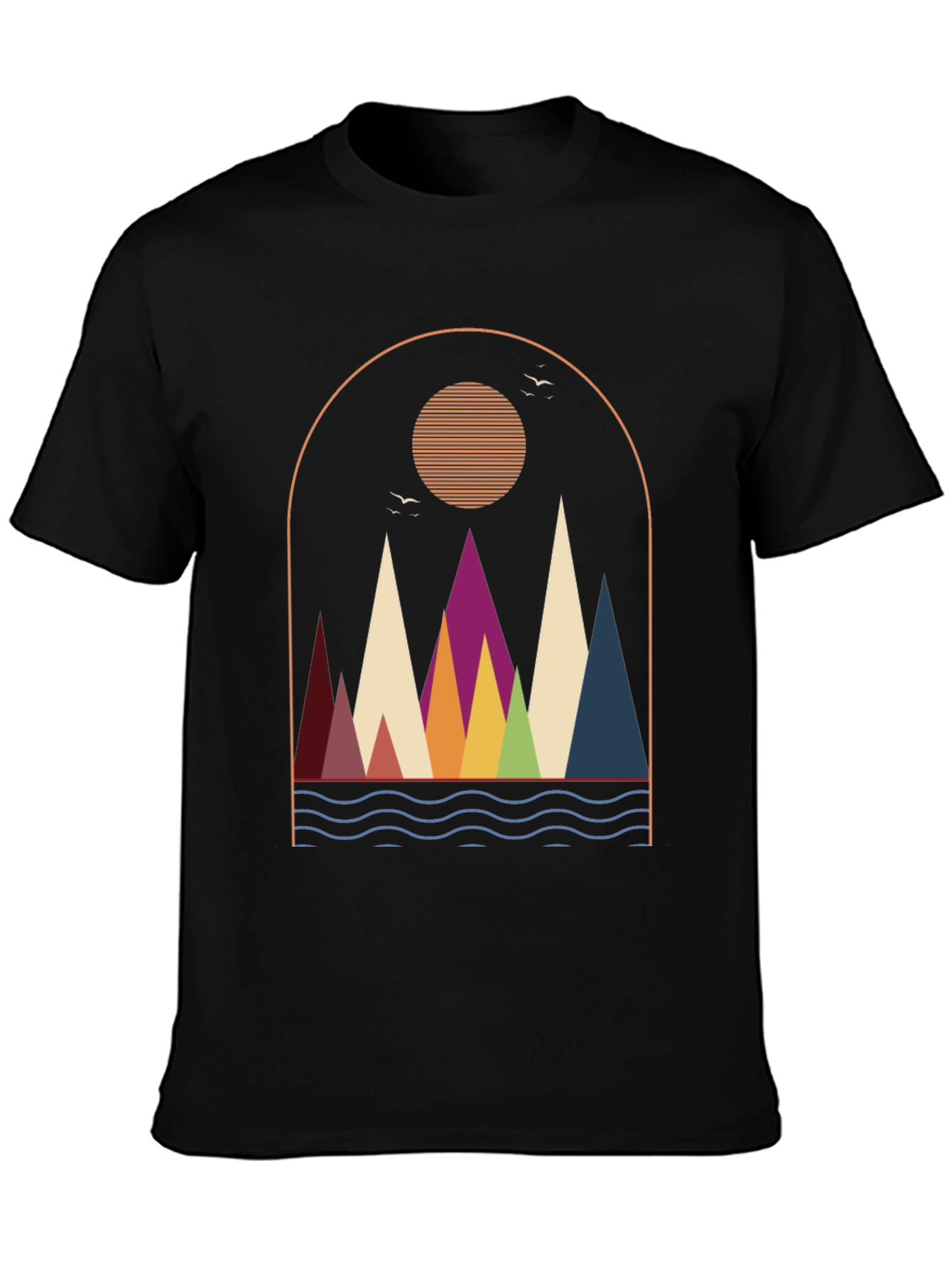 Retro Mountain Graphic T-Shirt