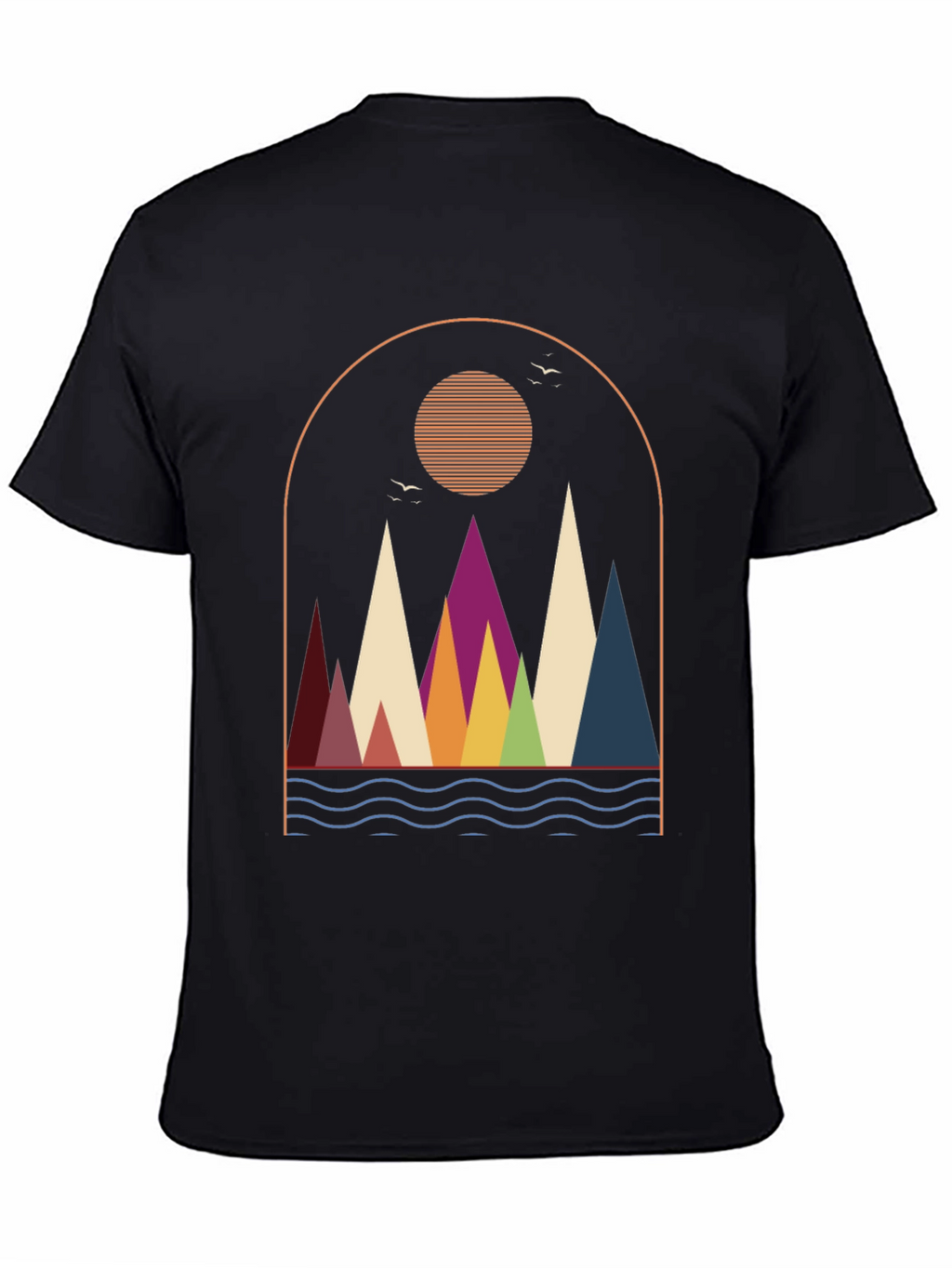 Retro Mountain Graphic T-Shirt