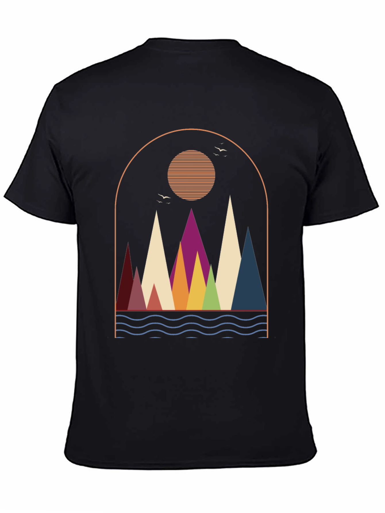 Retro Mountain Graphic T-Shirt