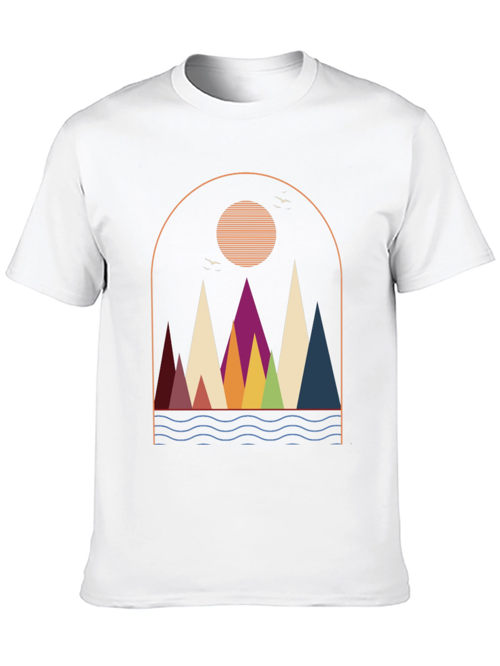 Retro Mountain Graphic T-Shirt