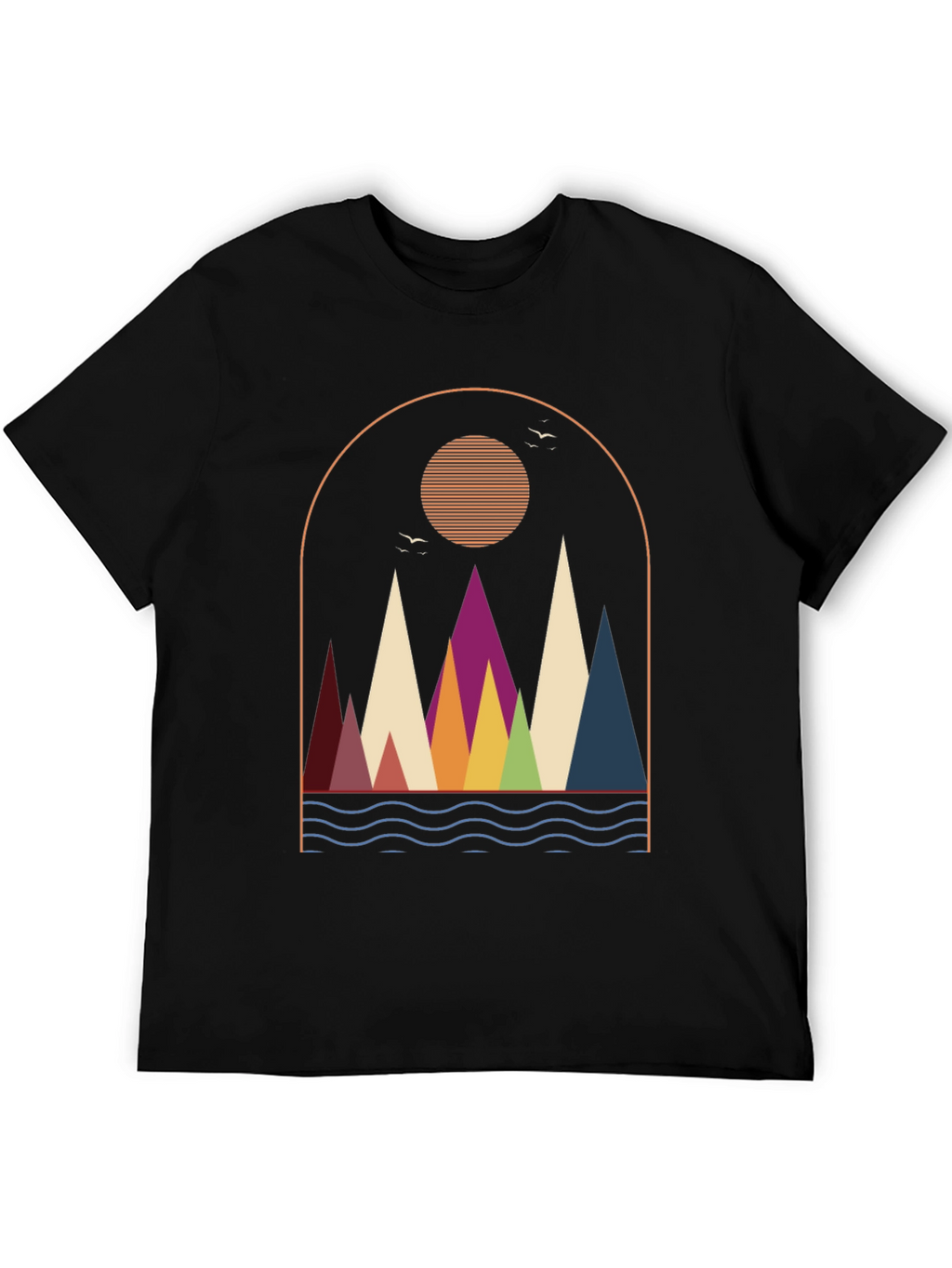 Retro Mountain Graphic T-Shirt