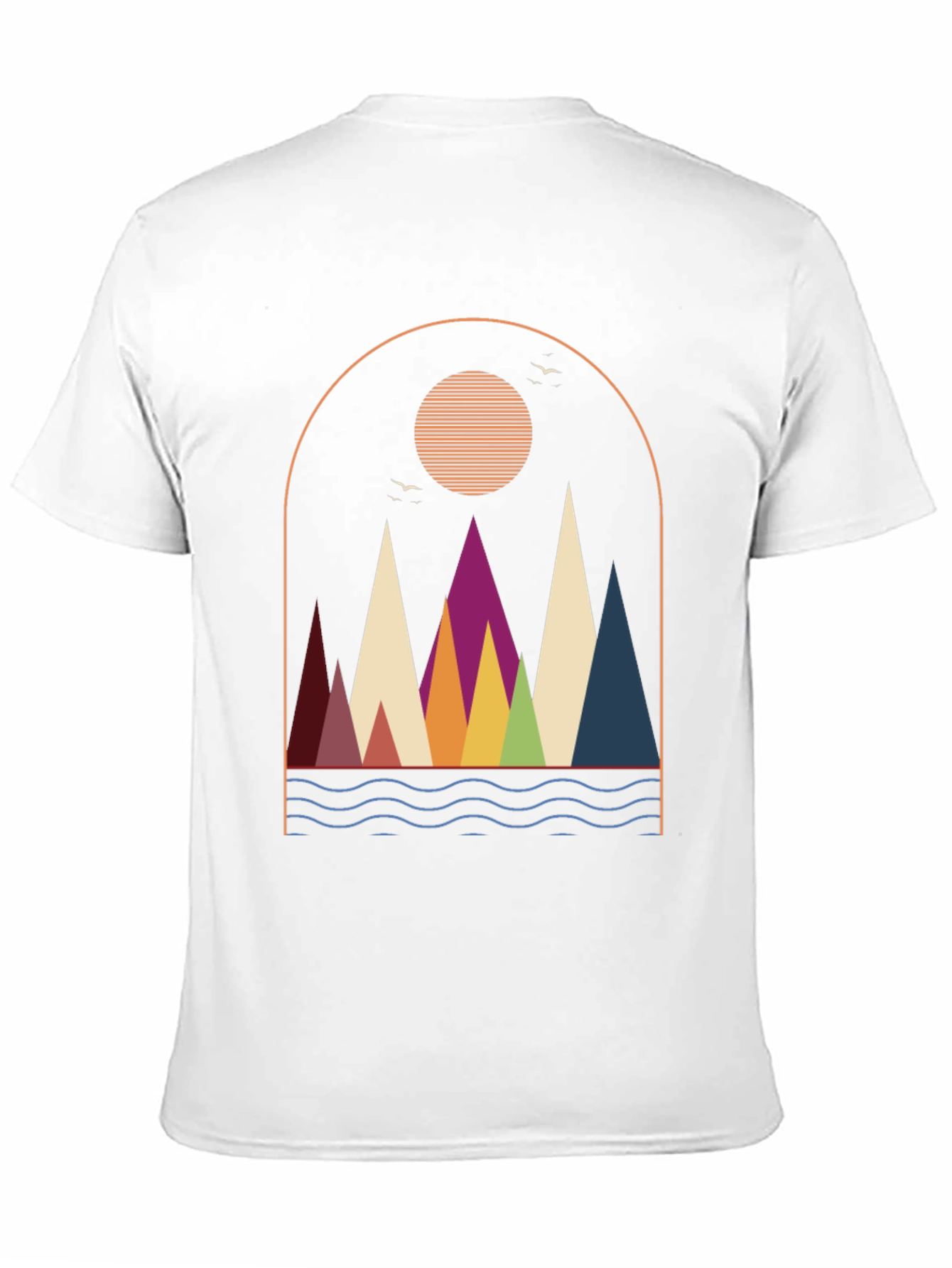 Retro Mountain Graphic T-Shirt