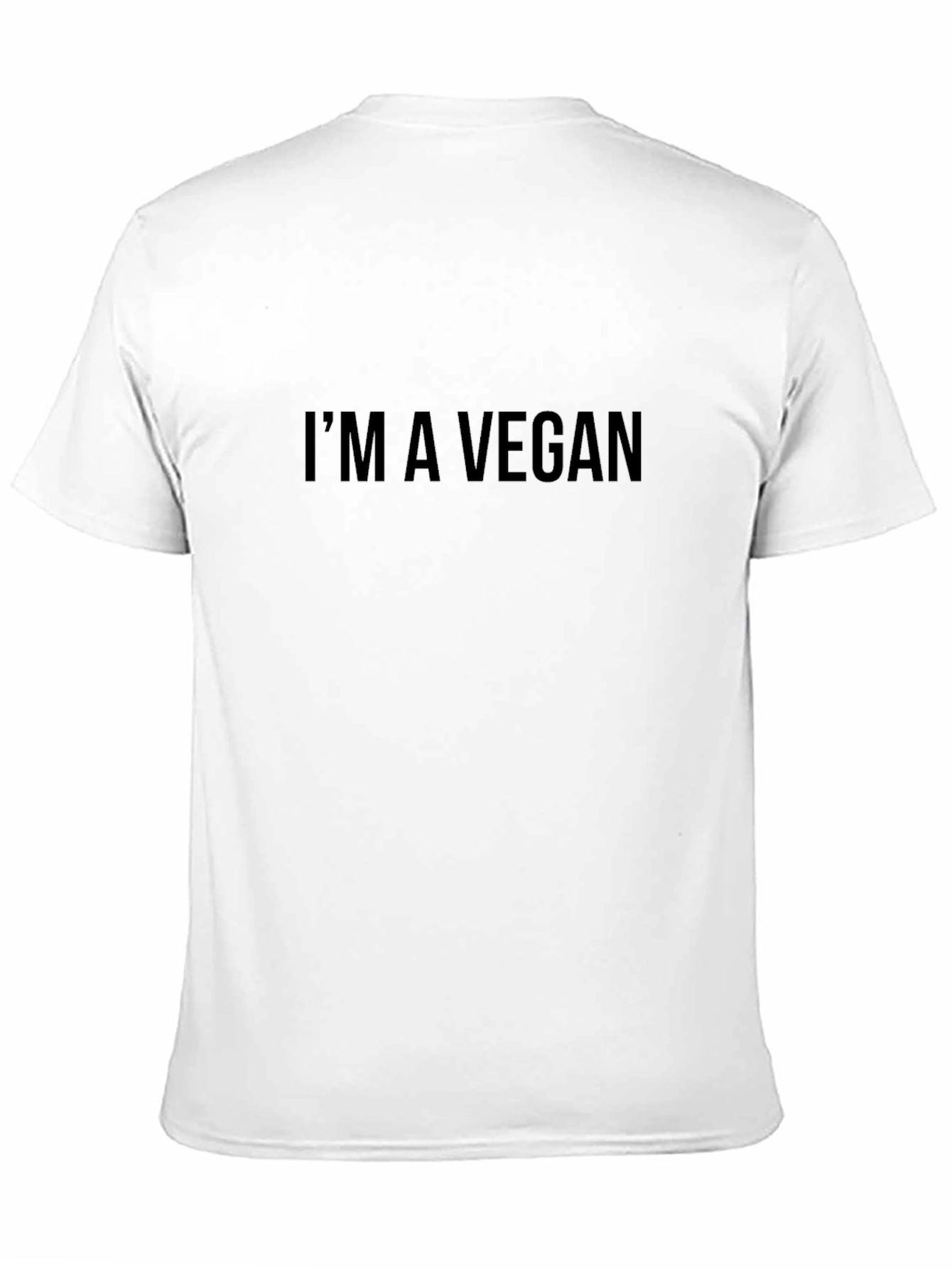 Im a Vegan Black T-Shirt