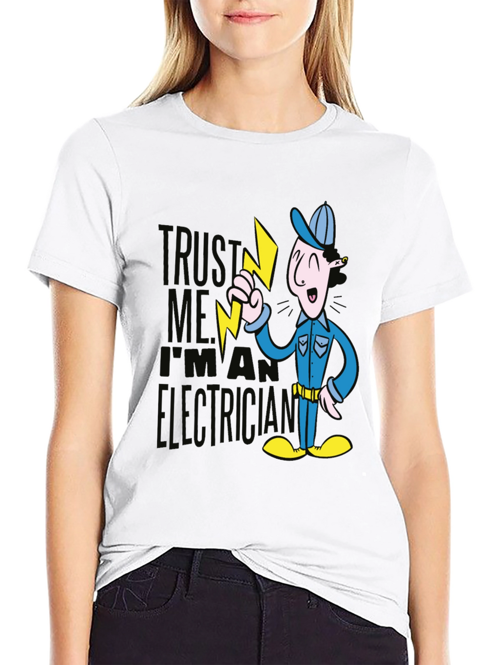 Trust Me Electrician Graphic T-Shirt
