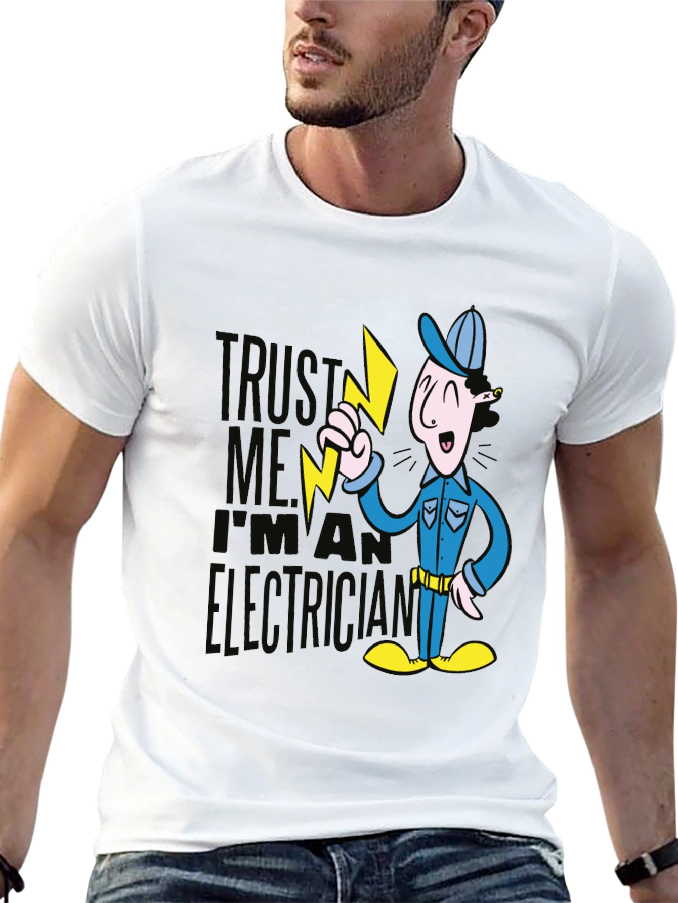 Trust Me Electrician Graphic T-Shirt