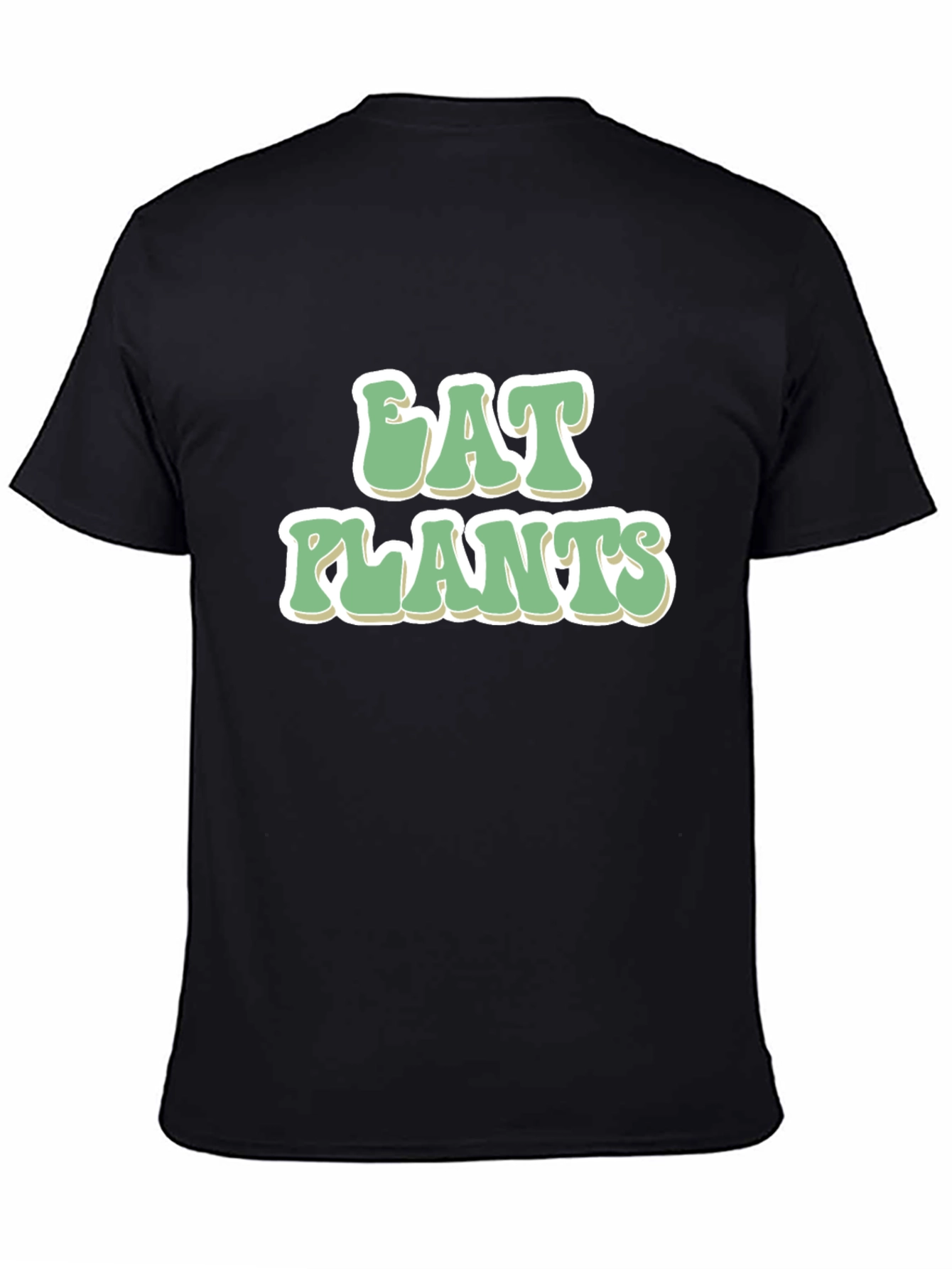 Eat Plants Graphic Tee - Vegan Friendly Cotton T-Shirt