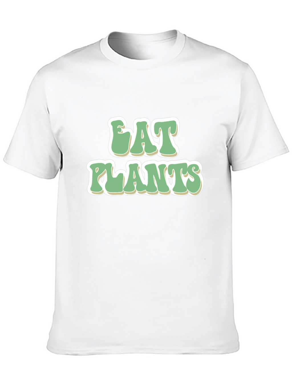 Eat Plants Graphic Tee - Vegan Friendly Cotton T-Shirt