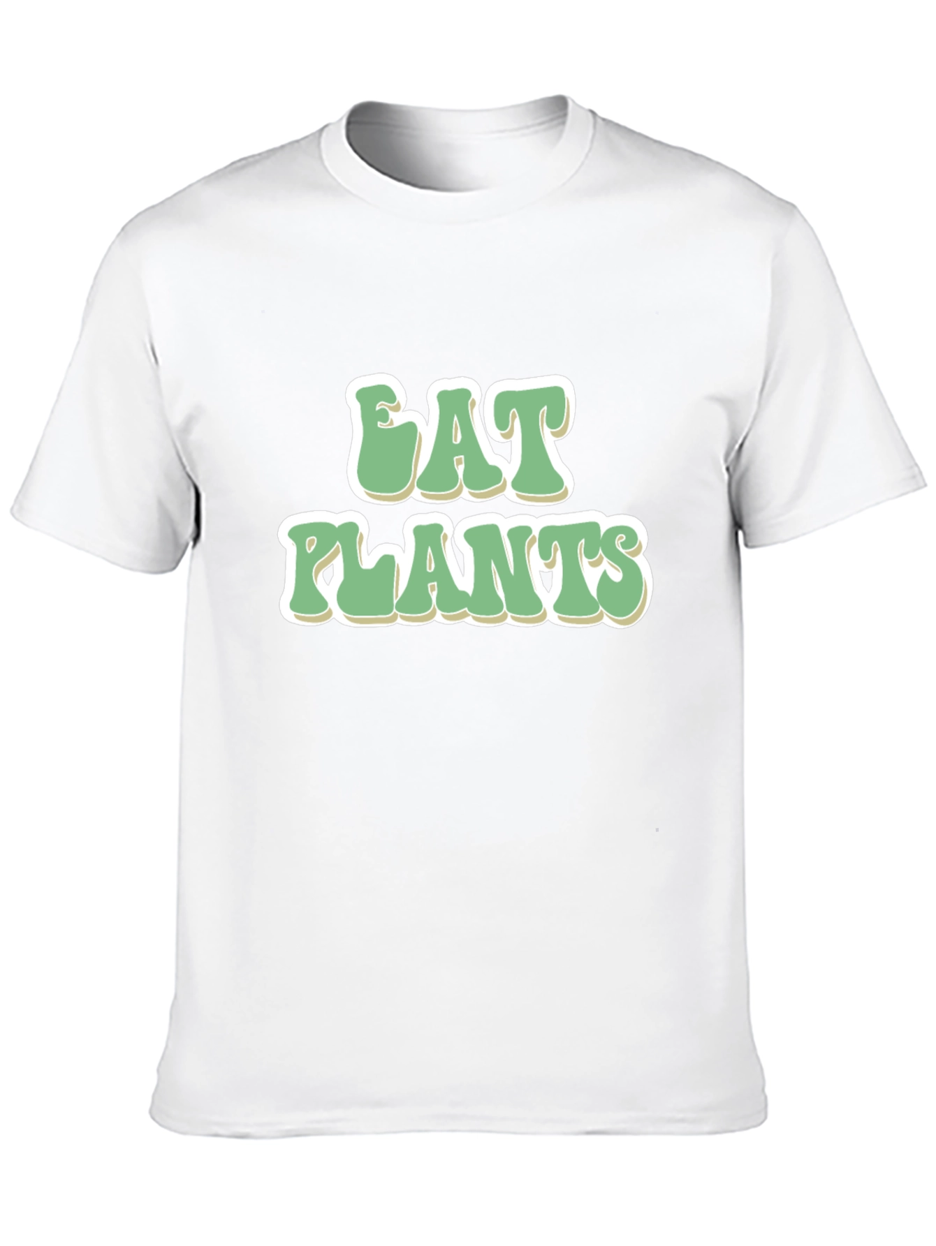 Eat Plants Graphic Tee - Vegan Friendly Cotton T-Shirt