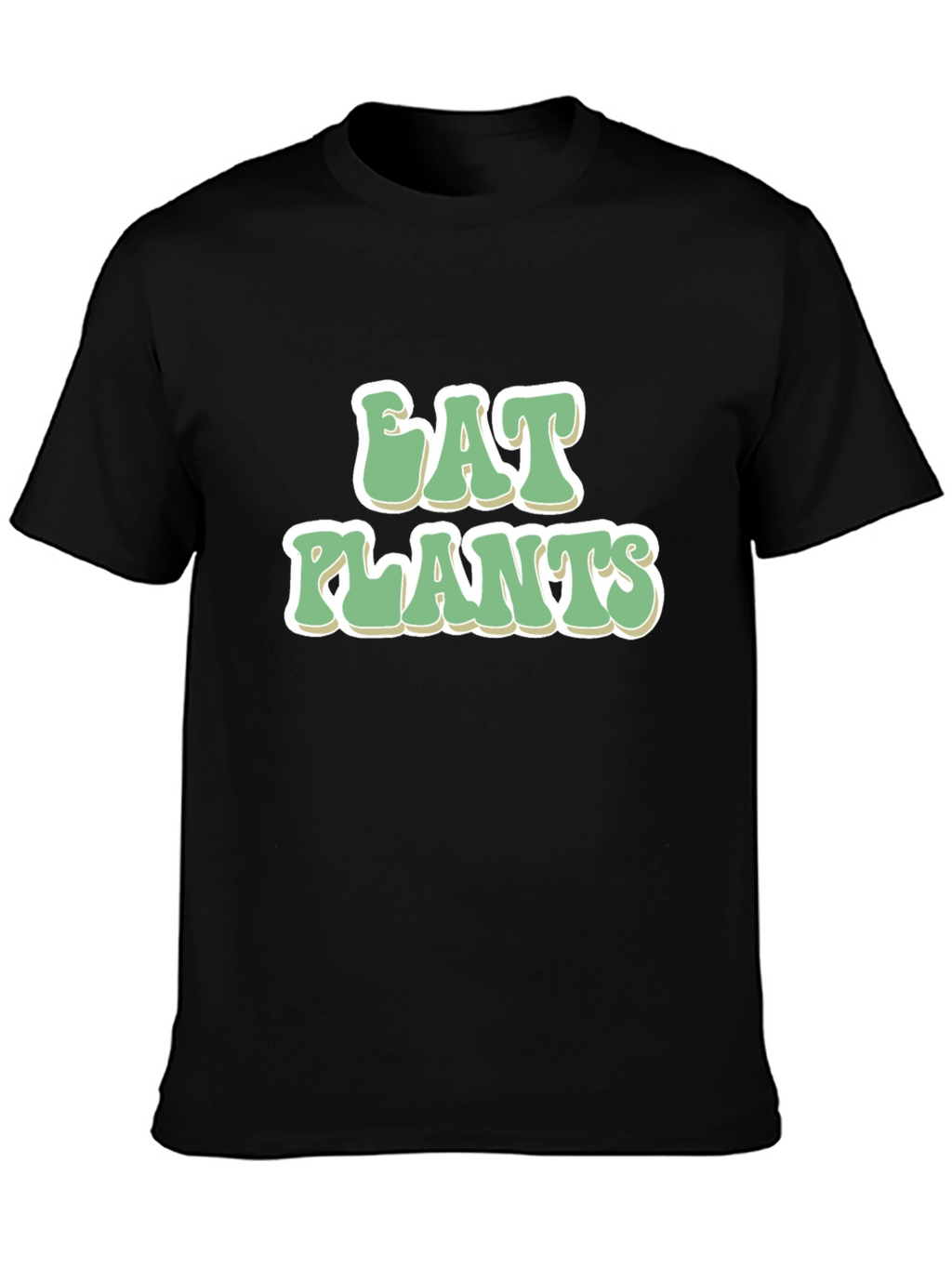 Eat Plants Graphic Tee - Vegan Friendly Cotton T-Shirt