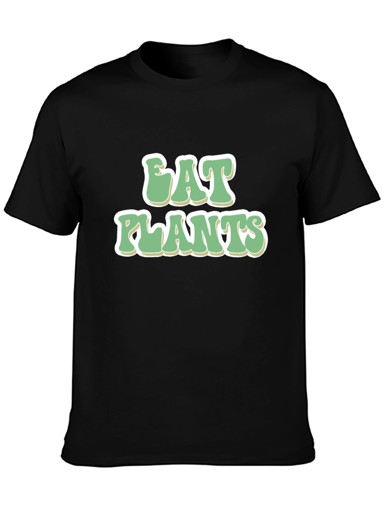 Eat Plants Graphic Tee - Vegan Friendly Cotton T-Shirt