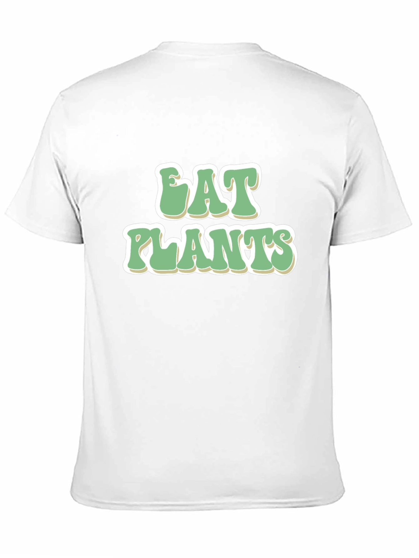 Eat Plants Graphic Tee - Vegan Friendly Cotton T-Shirt