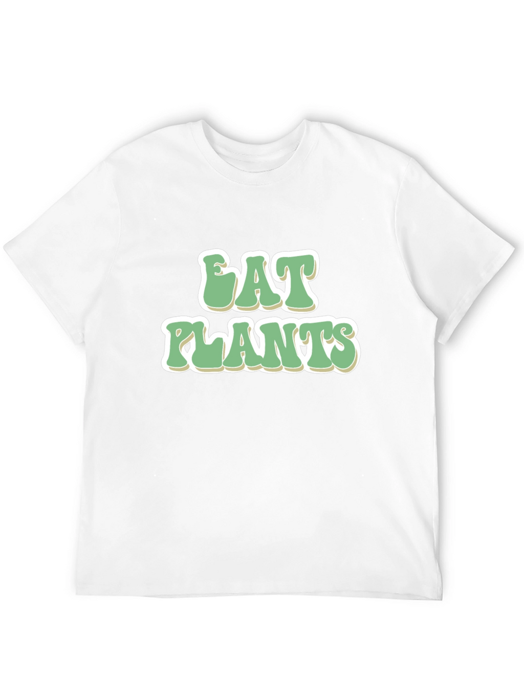 Eat Plants Graphic Tee - Vegan Friendly Cotton T-Shirt