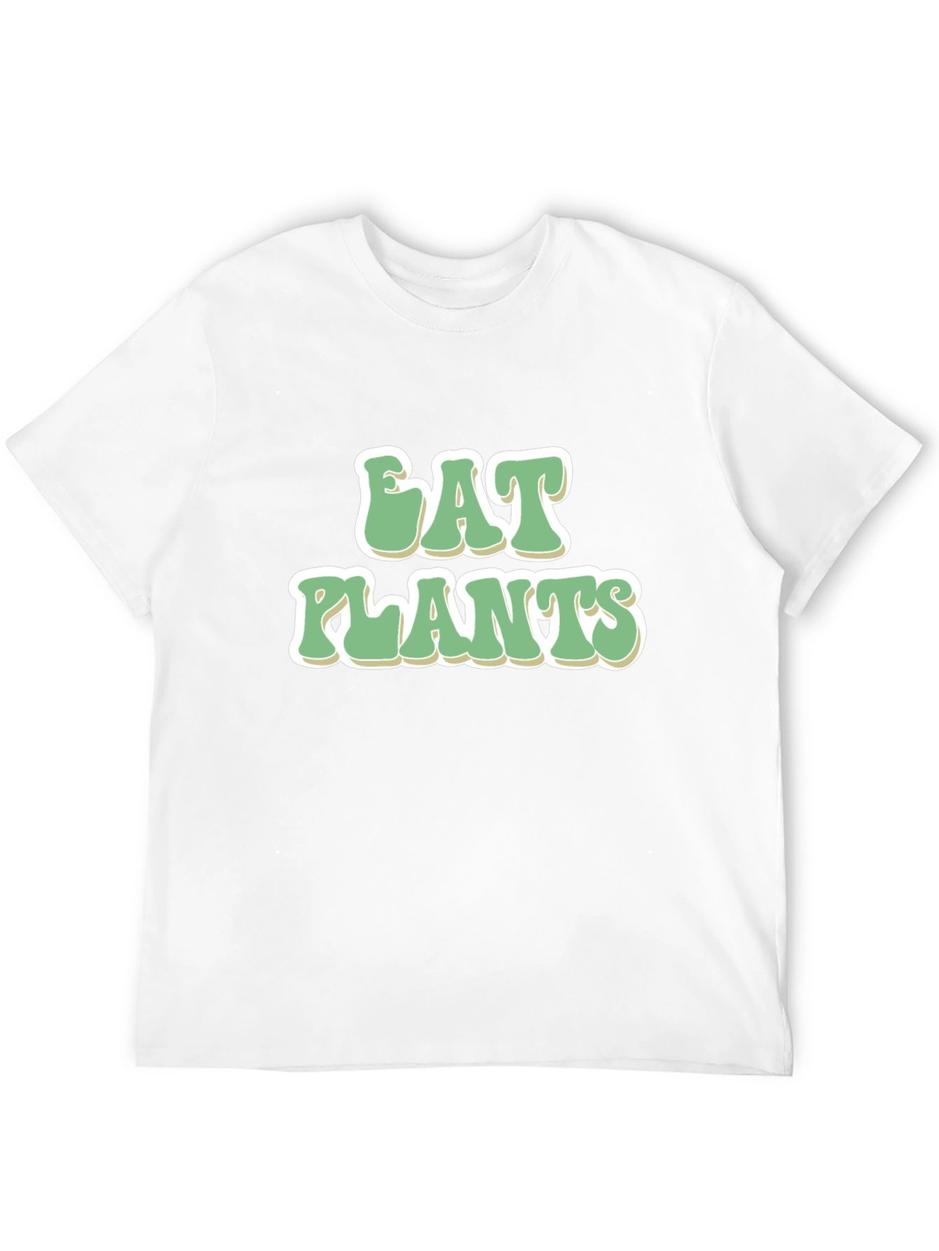 Eat Plants Graphic Tee - Vegan Friendly Cotton T-Shirt