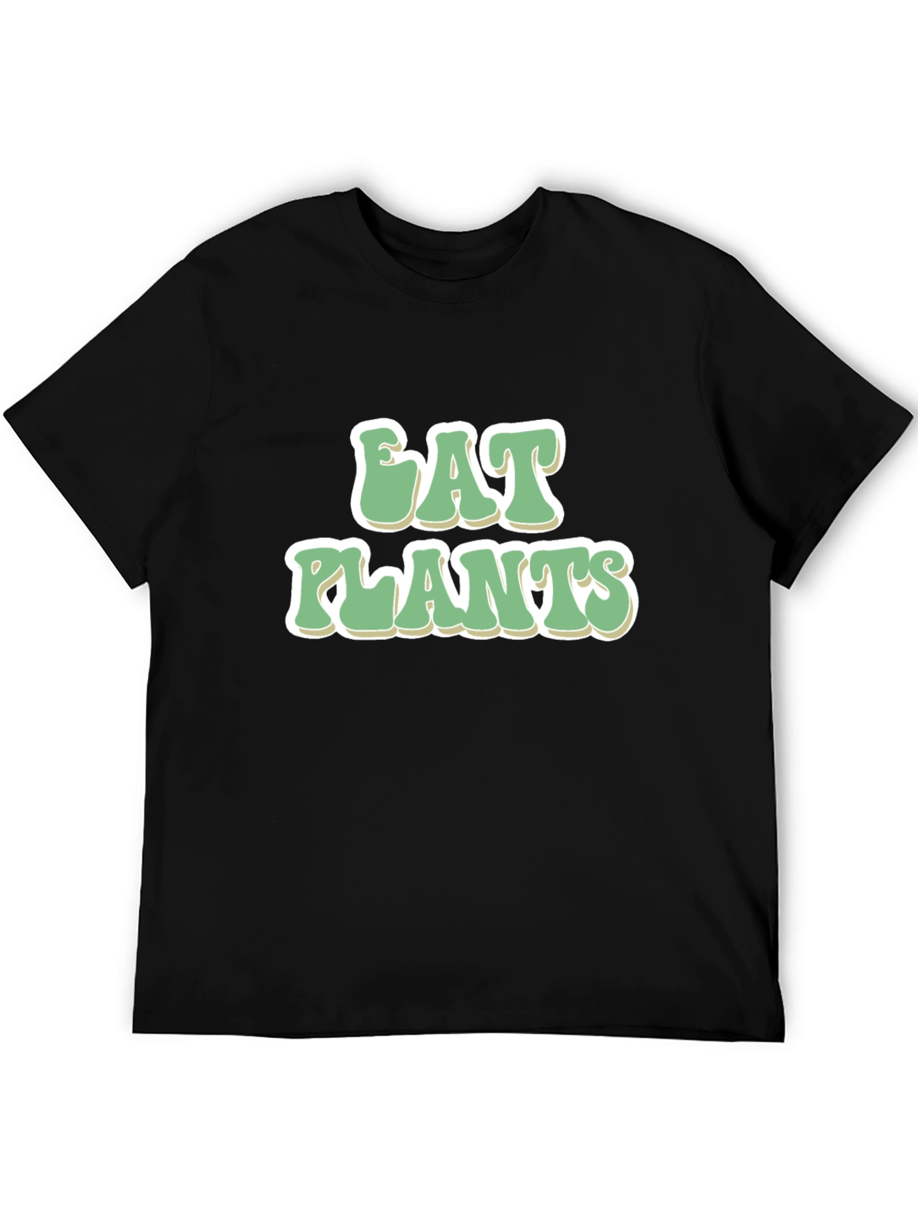 Eat Plants Graphic Tee - Vegan Friendly Cotton T-Shirt