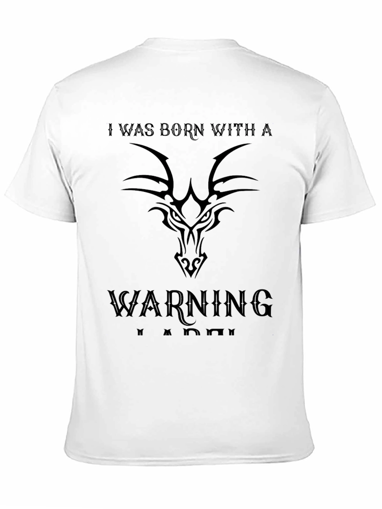 Born with a Warning T-Shirt