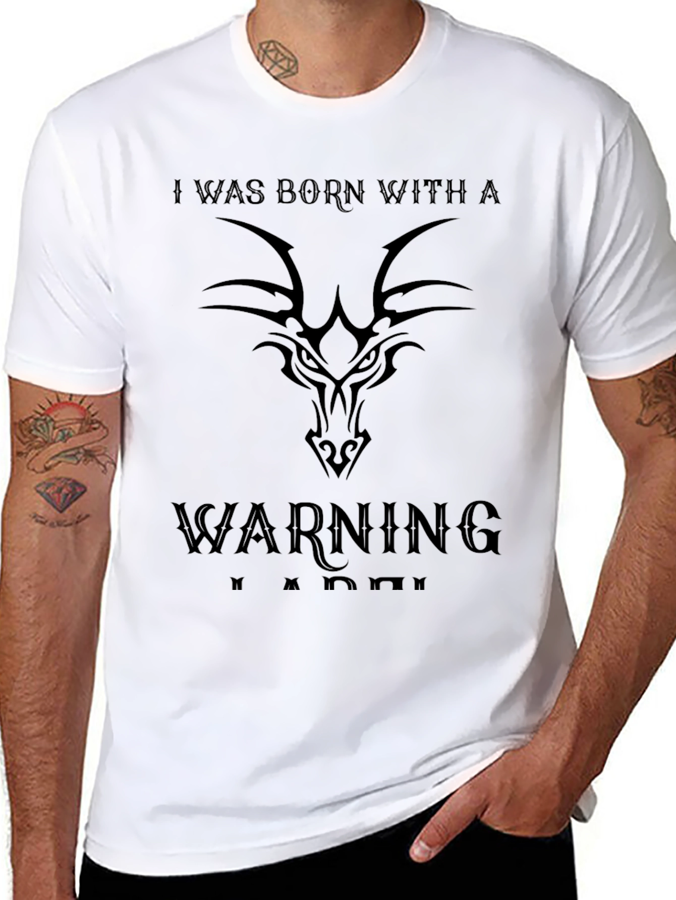 Born with a Warning T-Shirt