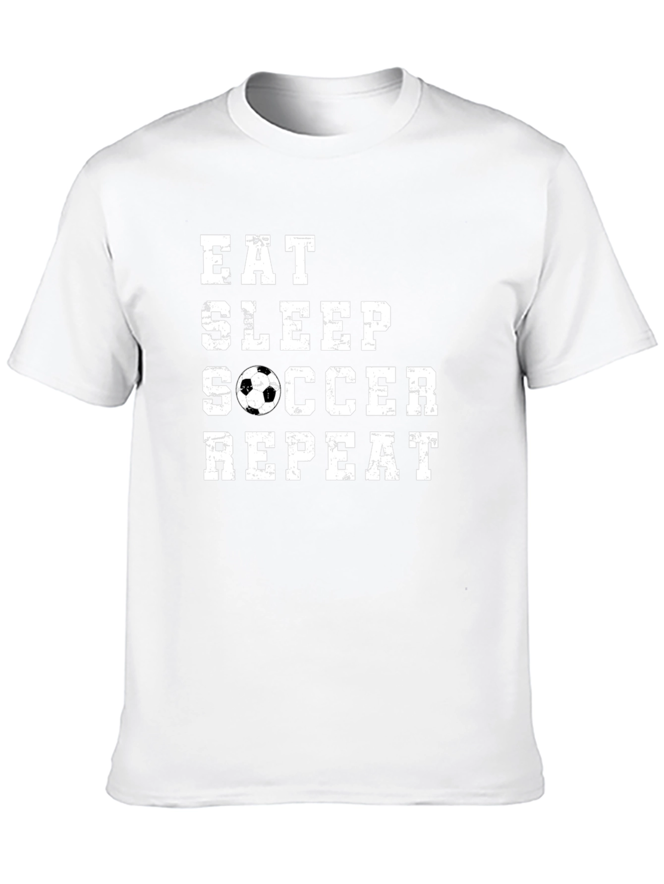 Eat Sleep Soccer Repeat Graphic T-Shirt