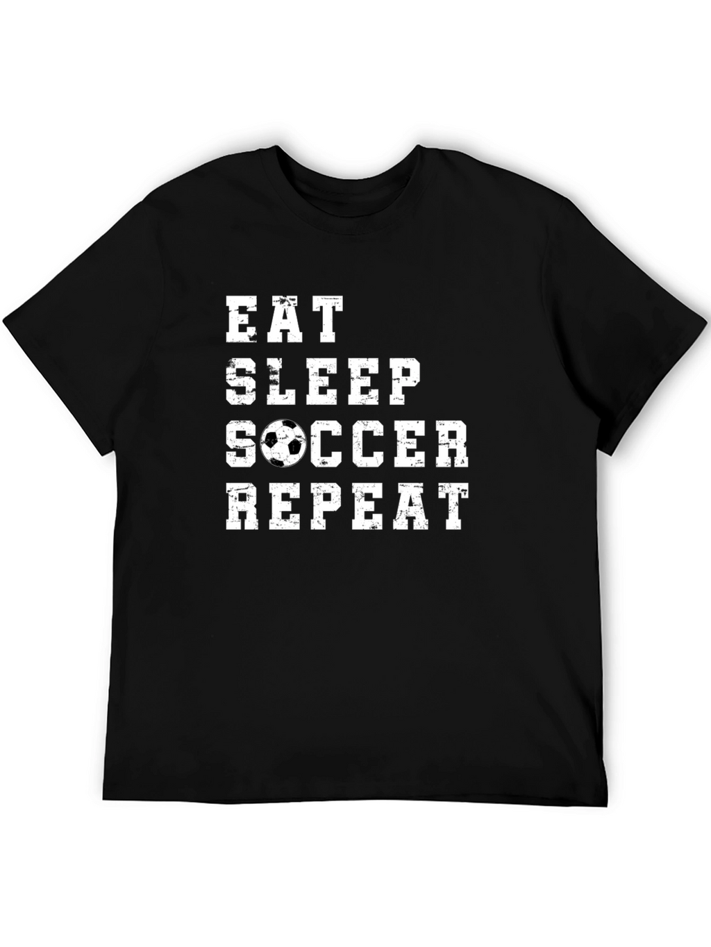 Eat Sleep Soccer Repeat Graphic T-Shirt