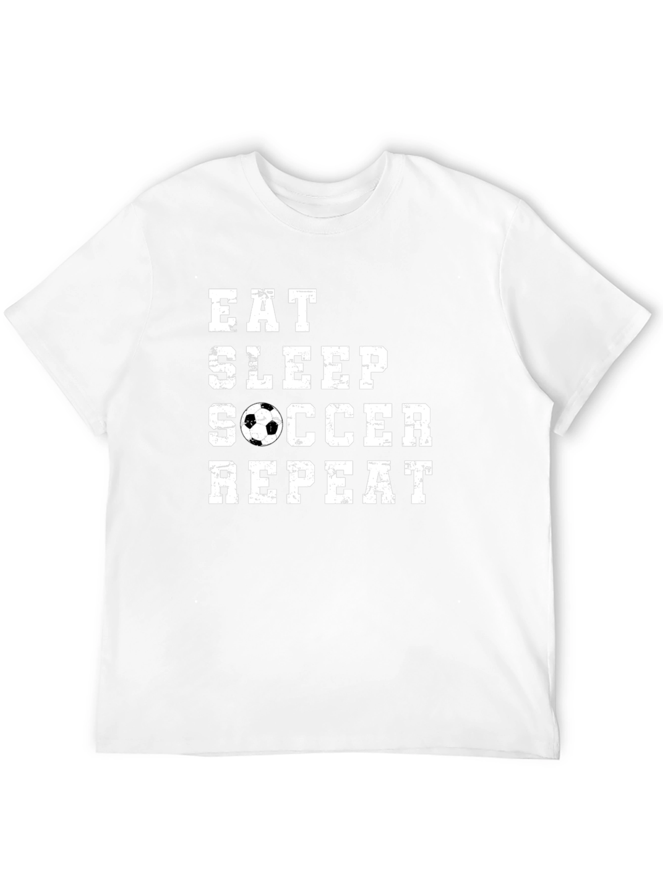 Eat Sleep Soccer Repeat Graphic T-Shirt