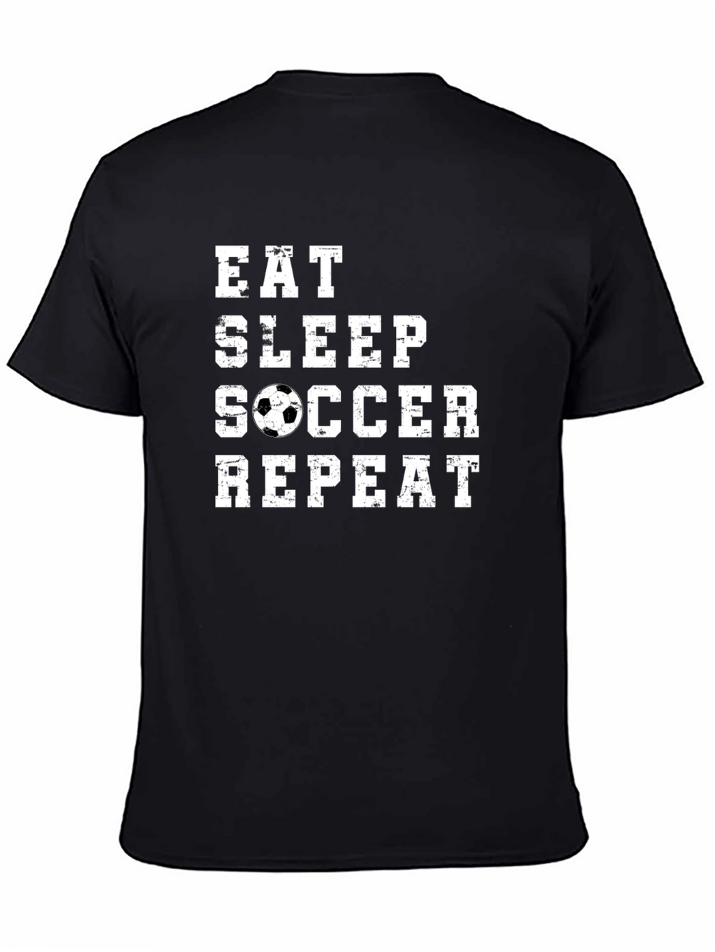 Eat Sleep Soccer Repeat Graphic T-Shirt