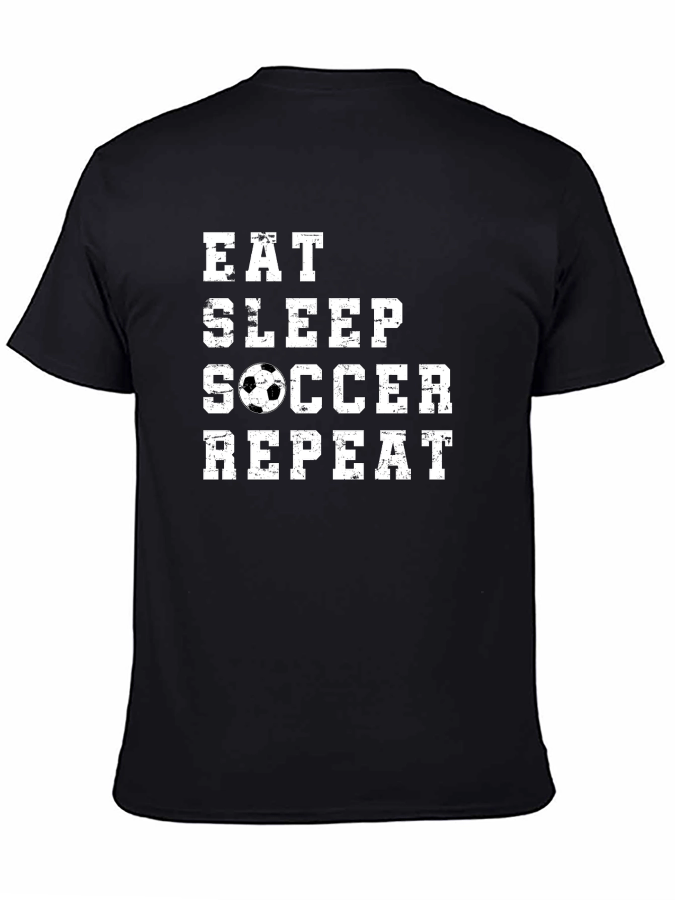 Eat Sleep Soccer Repeat Graphic T-Shirt
