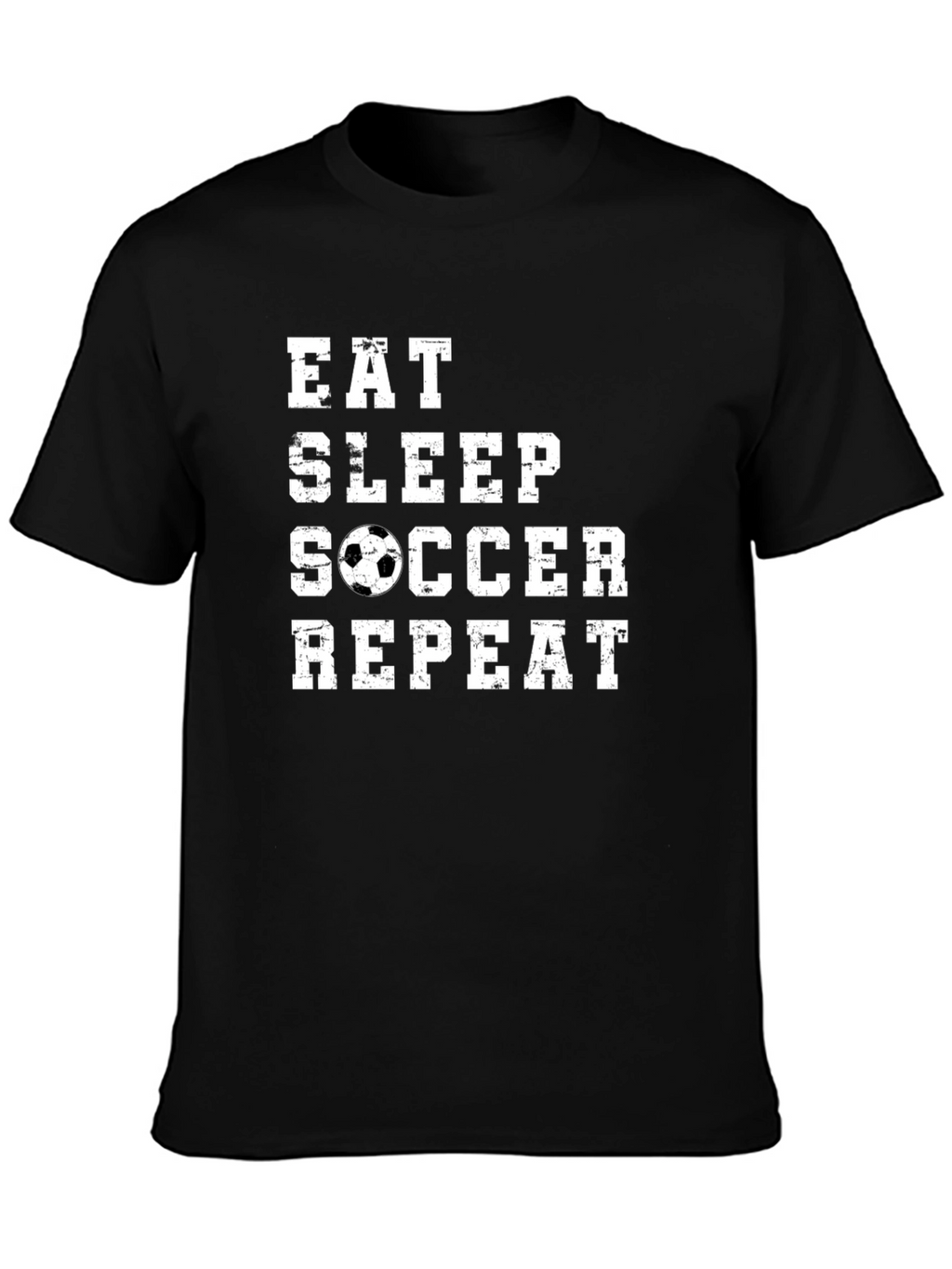 Eat Sleep Soccer Repeat Graphic T-Shirt
