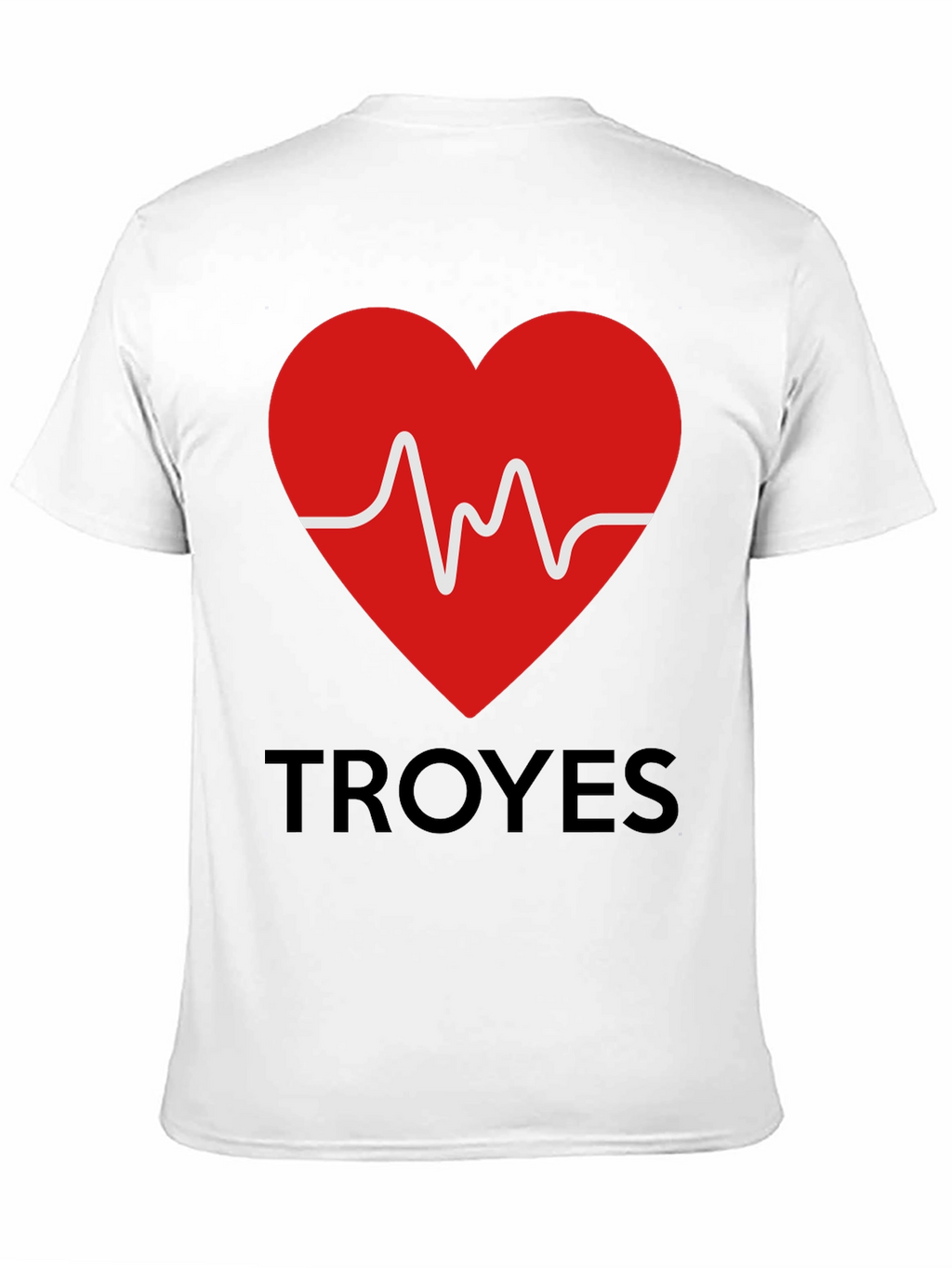 Heartbeat Troyes Graphic Tee - Trendy Cotton T-Shirt
