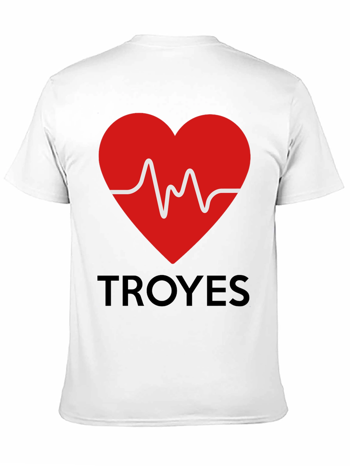 Heartbeat Troyes Graphic Tee - Trendy Cotton T-Shirt